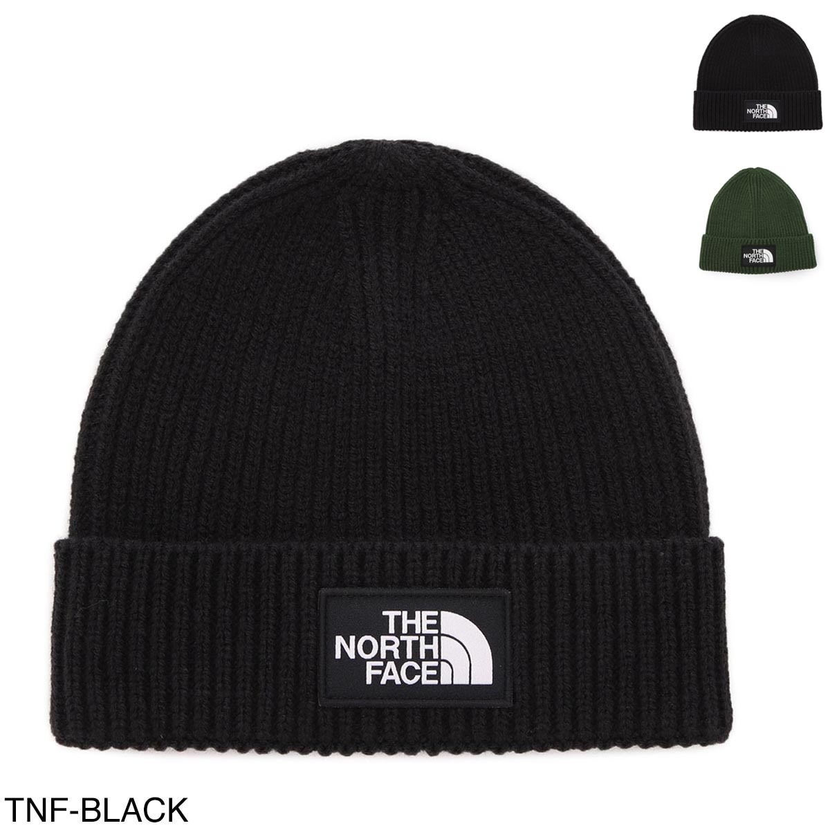 【アウトレット】『ネコポス対応(2点まで)』THE NORTH FACE ノースフェイス ニットキャップ/ビーニーハット/TNF LOGO BOX CUFFED BEANIE メンズ