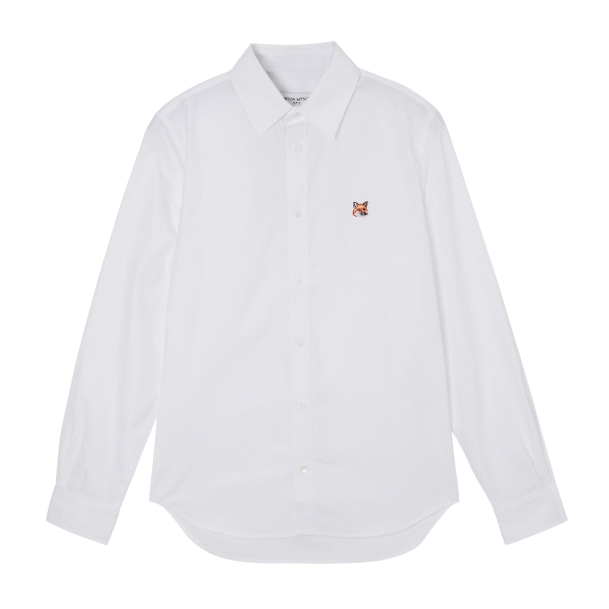 MAISON KITSUNE メゾンキツネ 長袖レギュラーカラーシャツ/FOX HEAD CLASSIC SHIRT メンズ