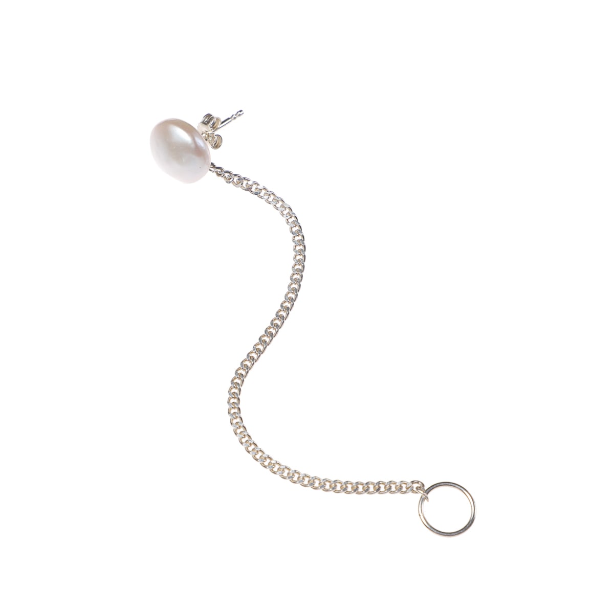 【5千円均一】【アウトレット】SASKIA DIEZ サスキアディツ 片耳ピアス/シングルピアス/PEARL CHAIN ADD ON【返品交換不可】