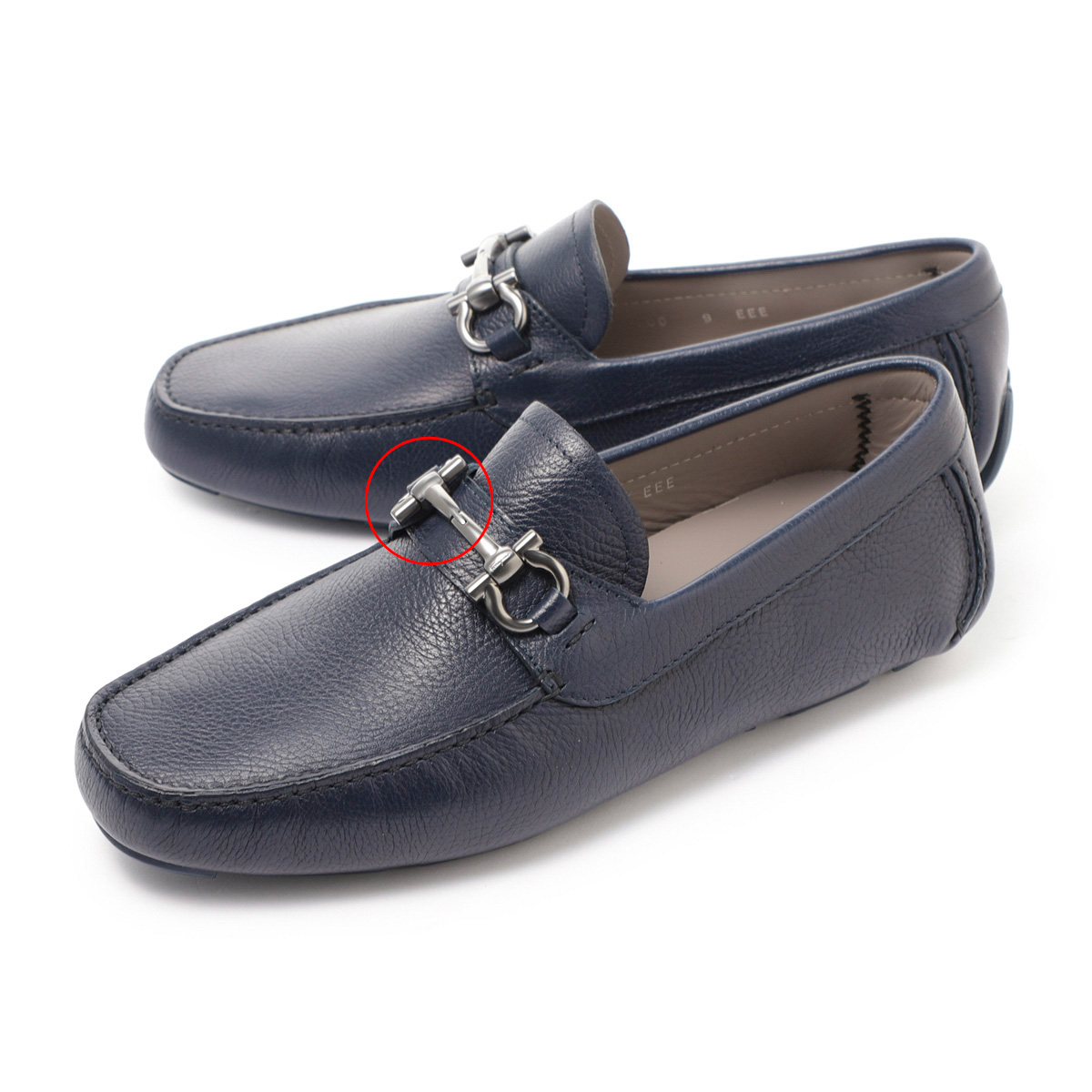 【訳あり】【アウトレット】 FERRAGAMO フェラガモ ドライビングシューズ/PARIGI NEW ワイズ:EEE【返品交換不可】 メンズ