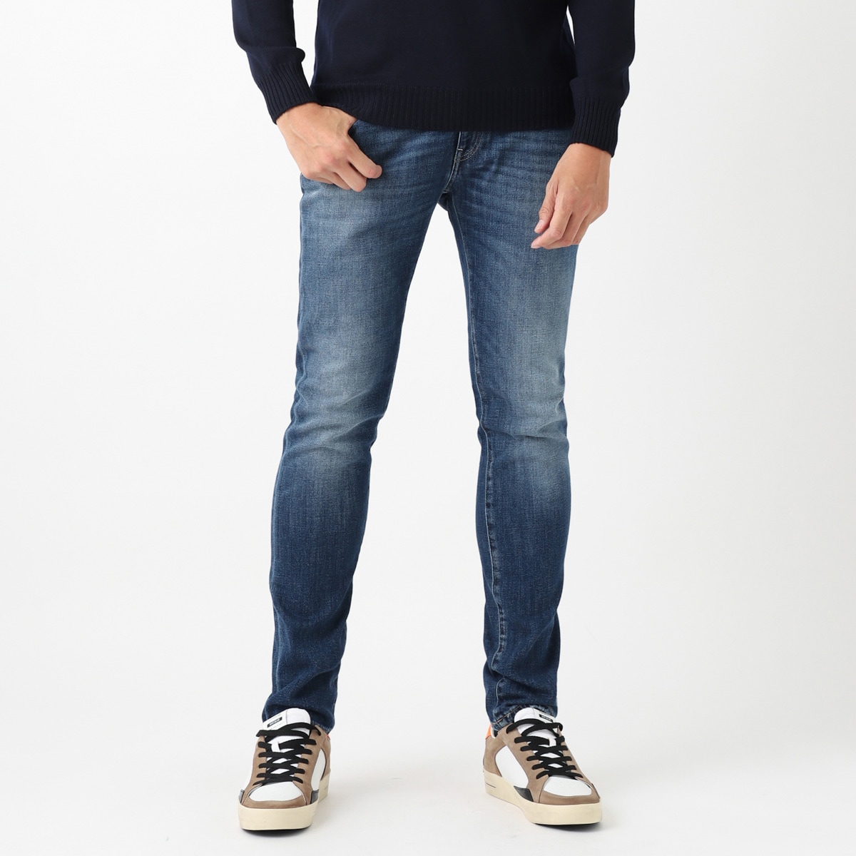 【美品✨】PT05 スリム コットンパンツ ボタンフライ 茶色 32 メンズ・ブランド一覧,□ P,PT TORINO DENIM（PT05） | モダンブルー