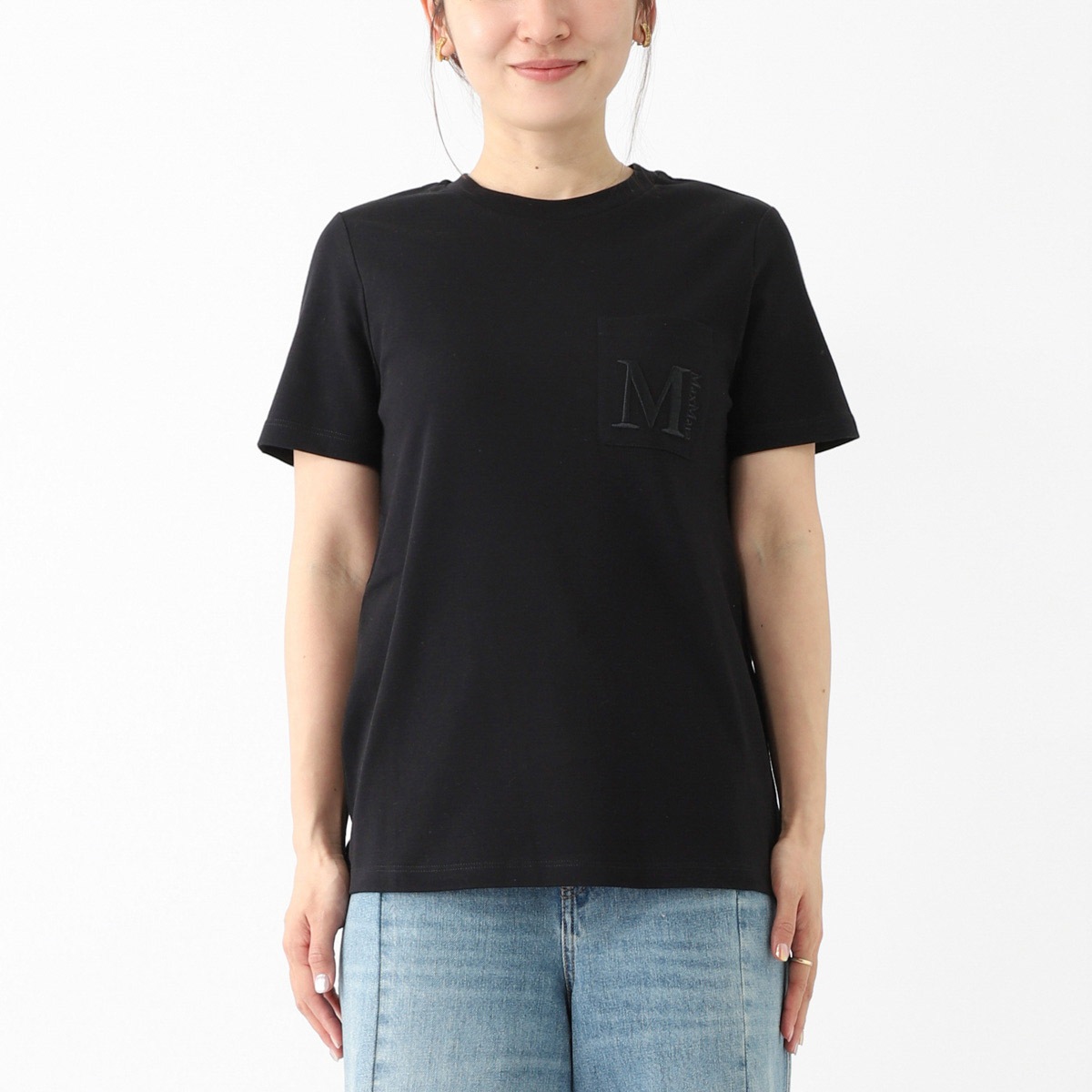 S Max Mara エスマックスマーラ クルーネックTシャツ/MADERA