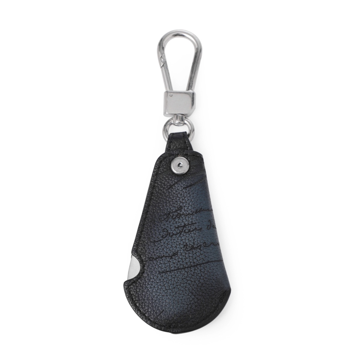 BERLUTI ベルルッティ キーリング/ROTATIVE SHOEHORN SCRITTO LEATHER KEY RING メンズ