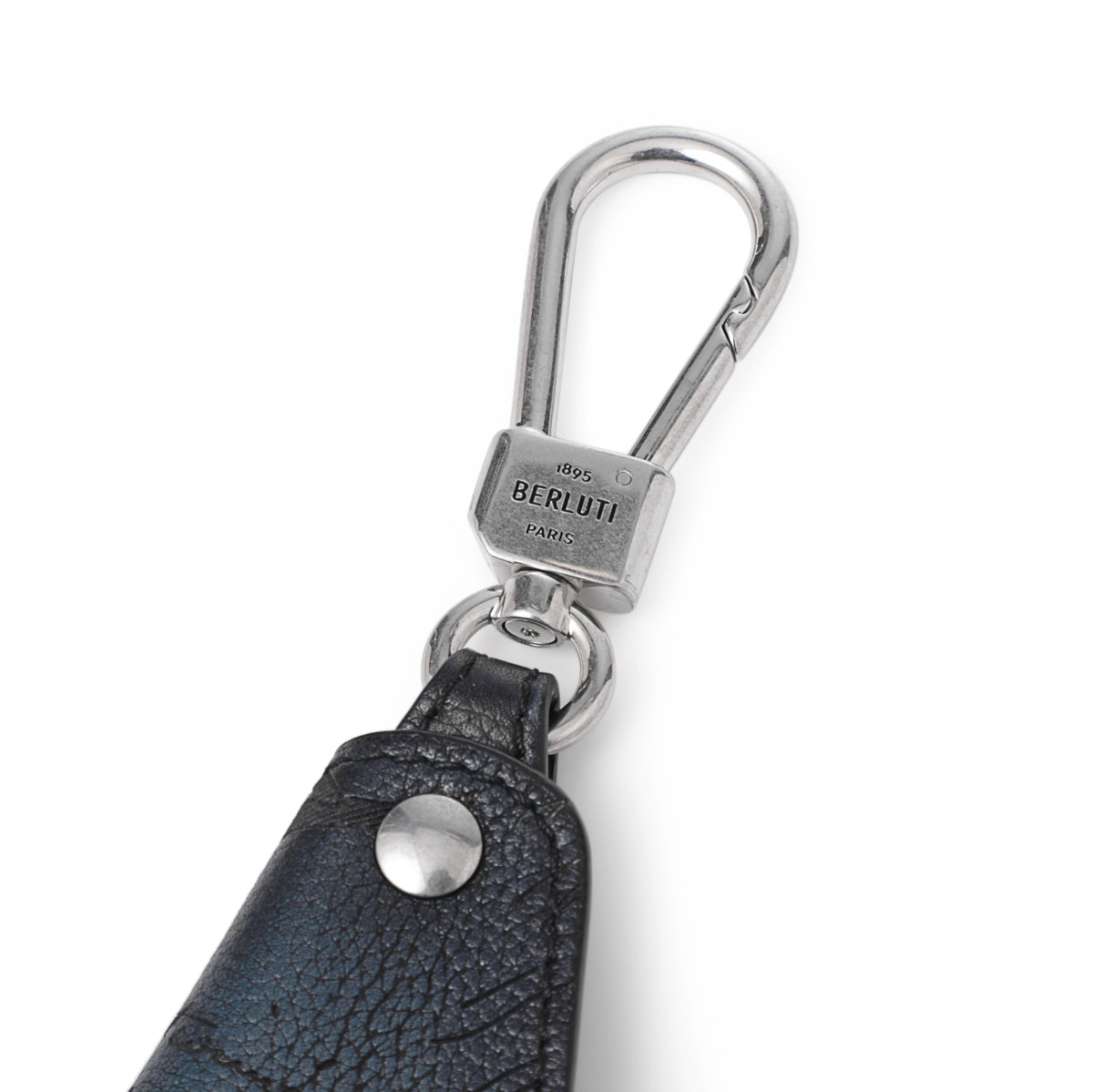BERLUTI ベルルッティ キーリング/ROTATIVE SHOEHORN SCRITTO LEATHER KEY RING メンズ
