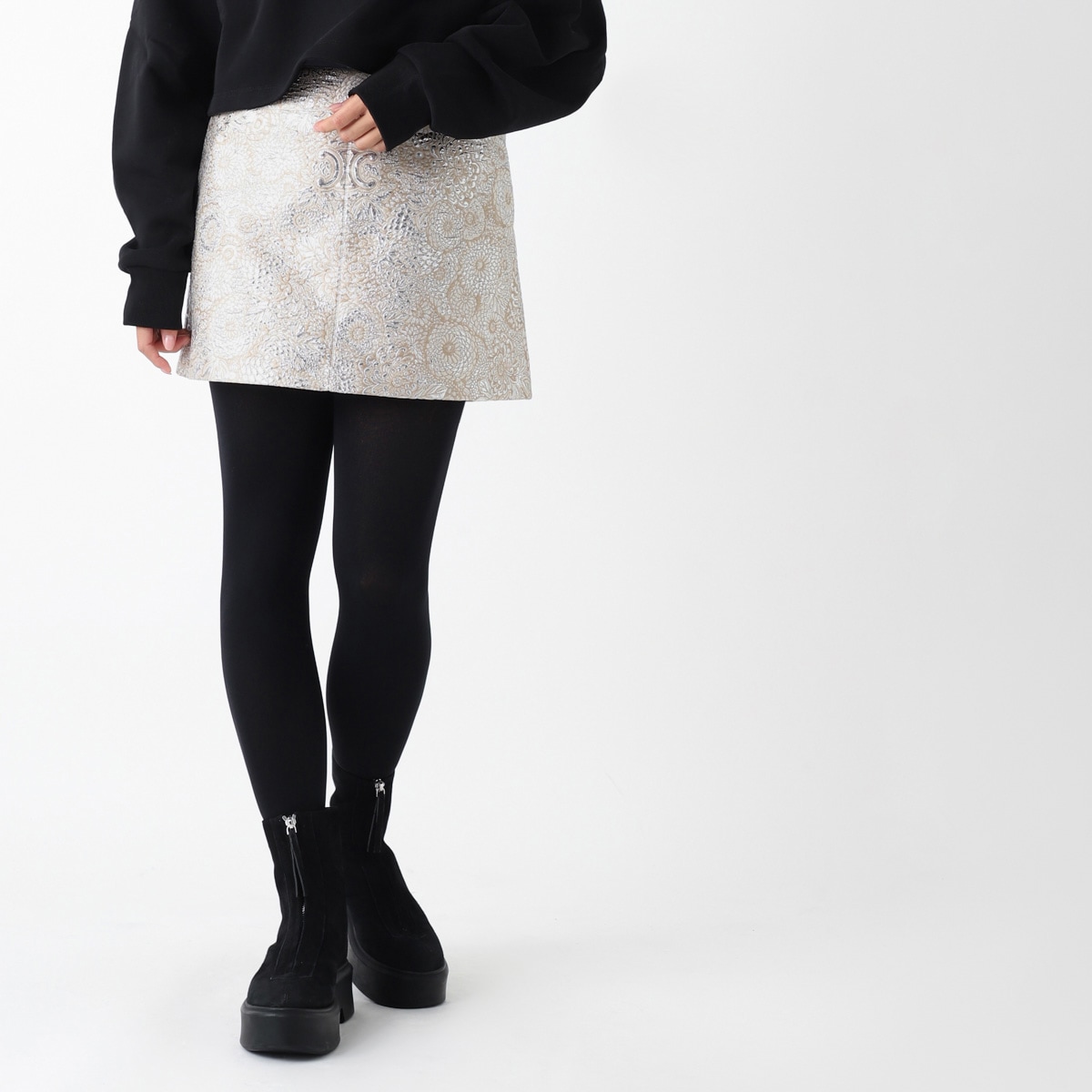 【7万円均一】【アウトレット】【ラスト1点】CELINE セリーヌ スカート/ミニスカート レディース