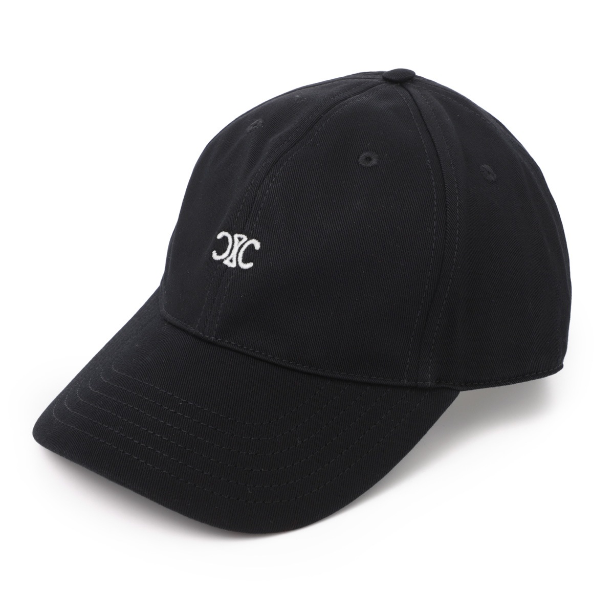 CELINE CASQUETTE BASEBALL キャップ M セリーヌ】イニシャル ベースボールキャップ コットン (CELINE
