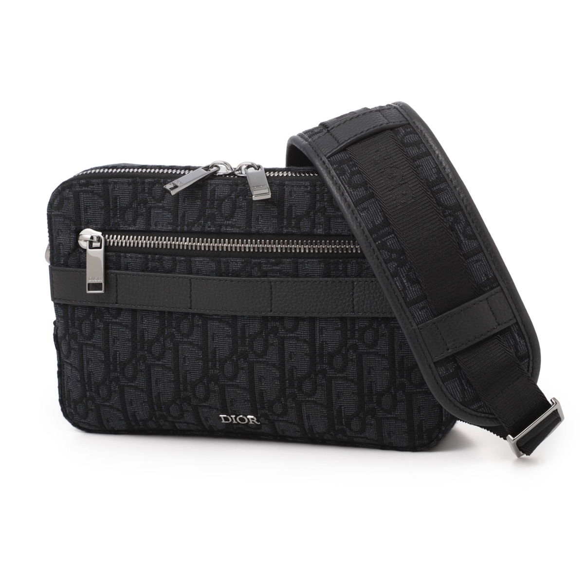 DIOR ディオール ショルダーバッグ/SAFARI POUCH OBLIQUE JACQUARD メンズ