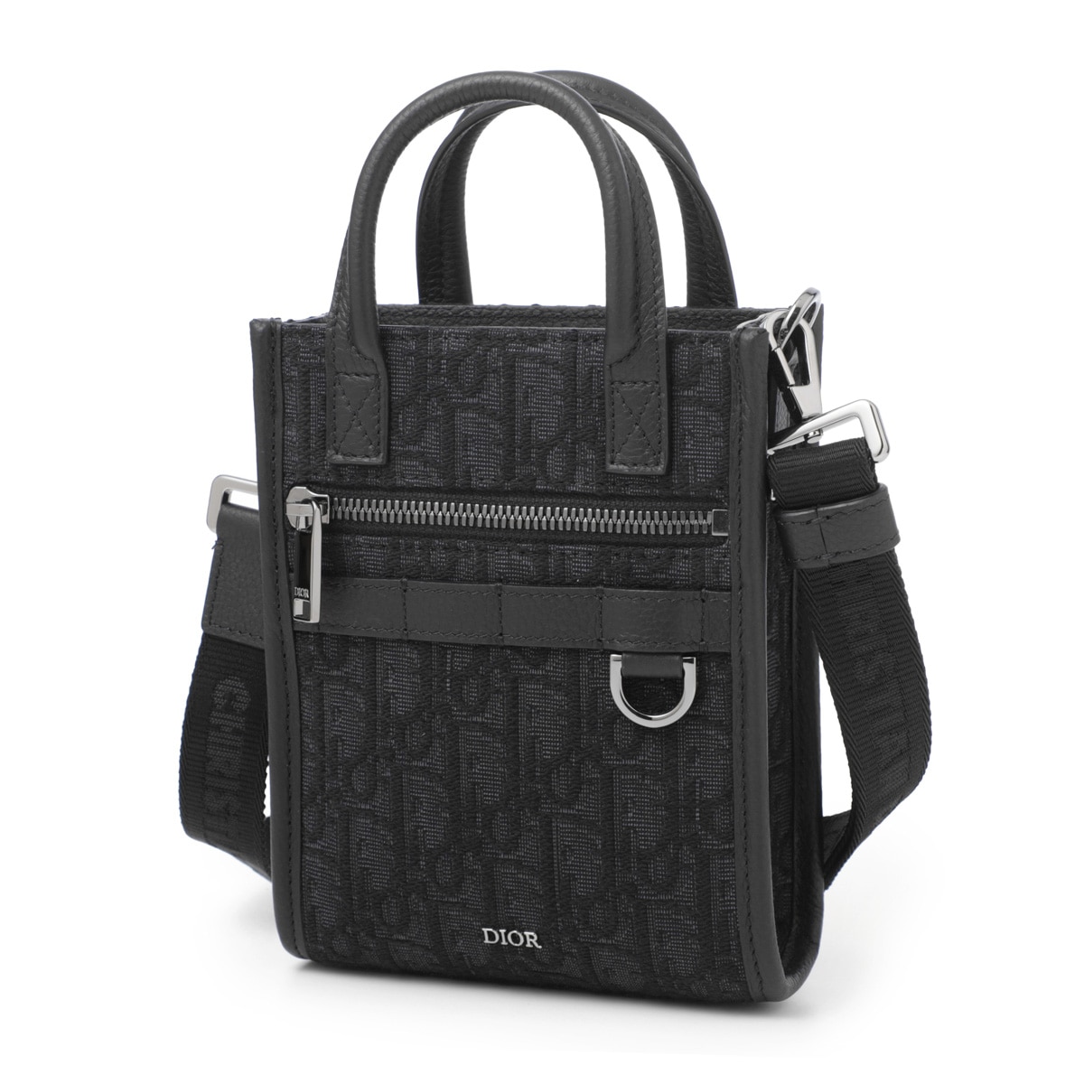 《美品》現行 Dior メンズ ビジネス レザー ナイロン ショルダーバッグ メンズ・ブランド一覧,□ D,DIOR | モダンブルー