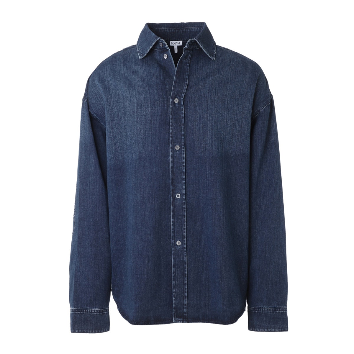 LOEWE ロエベ 長袖レギュラーカラーシャツ/ANAGRAM OVERSHIRT