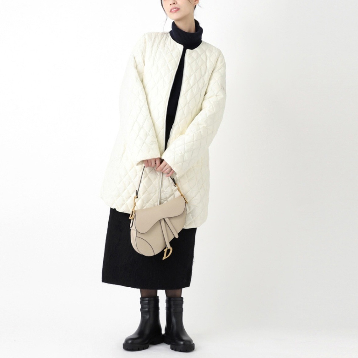 【アウトレット】【ラスト1点】DIOR ディオール ハンドバッグ 2WAY/ショルダーバッグ/SADDLE M CALFSKIN レディース