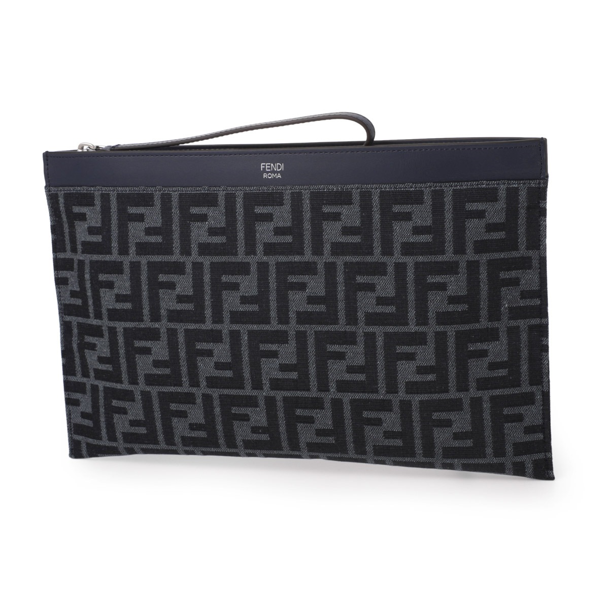 FENDI フェンディ クラッチバッグ/FF JACQUARD FLAT POUCH MEDIUM