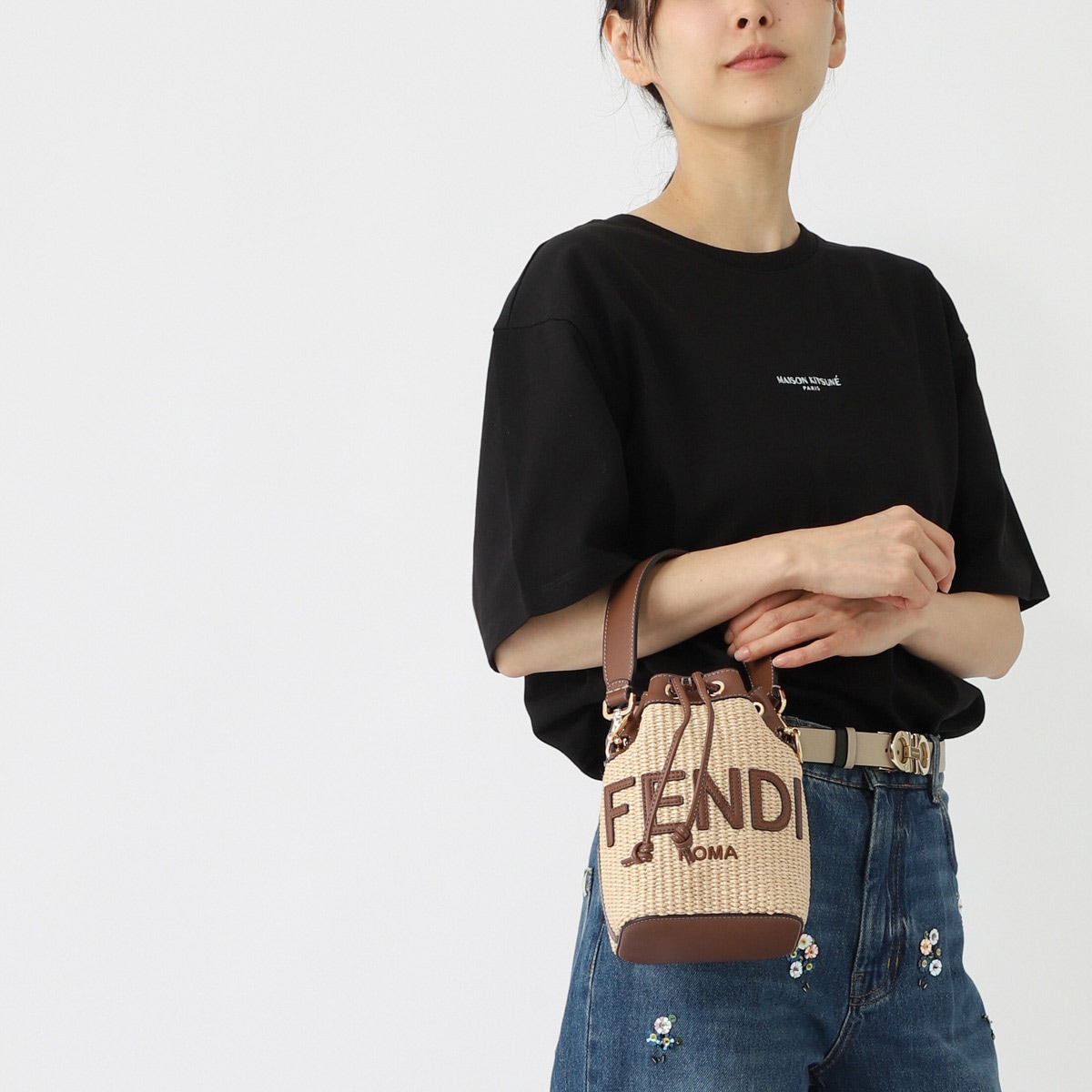 FENDI フェンディ バケットバッグ 2WAY/ショルダーバッグ/MINI MON TRESOR レディース