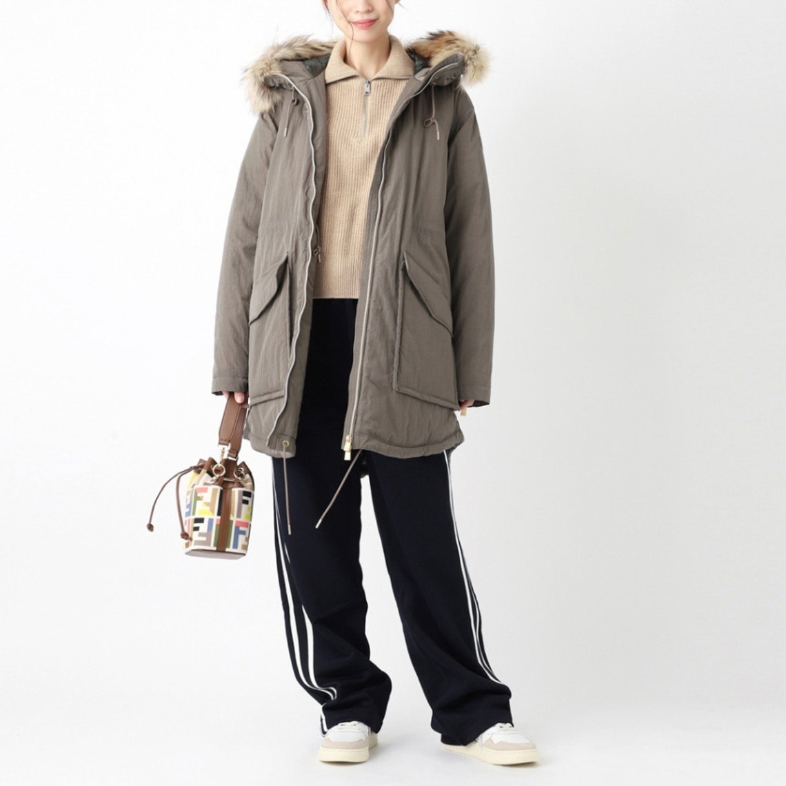 FENDI フェンディ バケットバッグ 2WAY/ショルダーバッグ/MINI MON TRESOR レディース