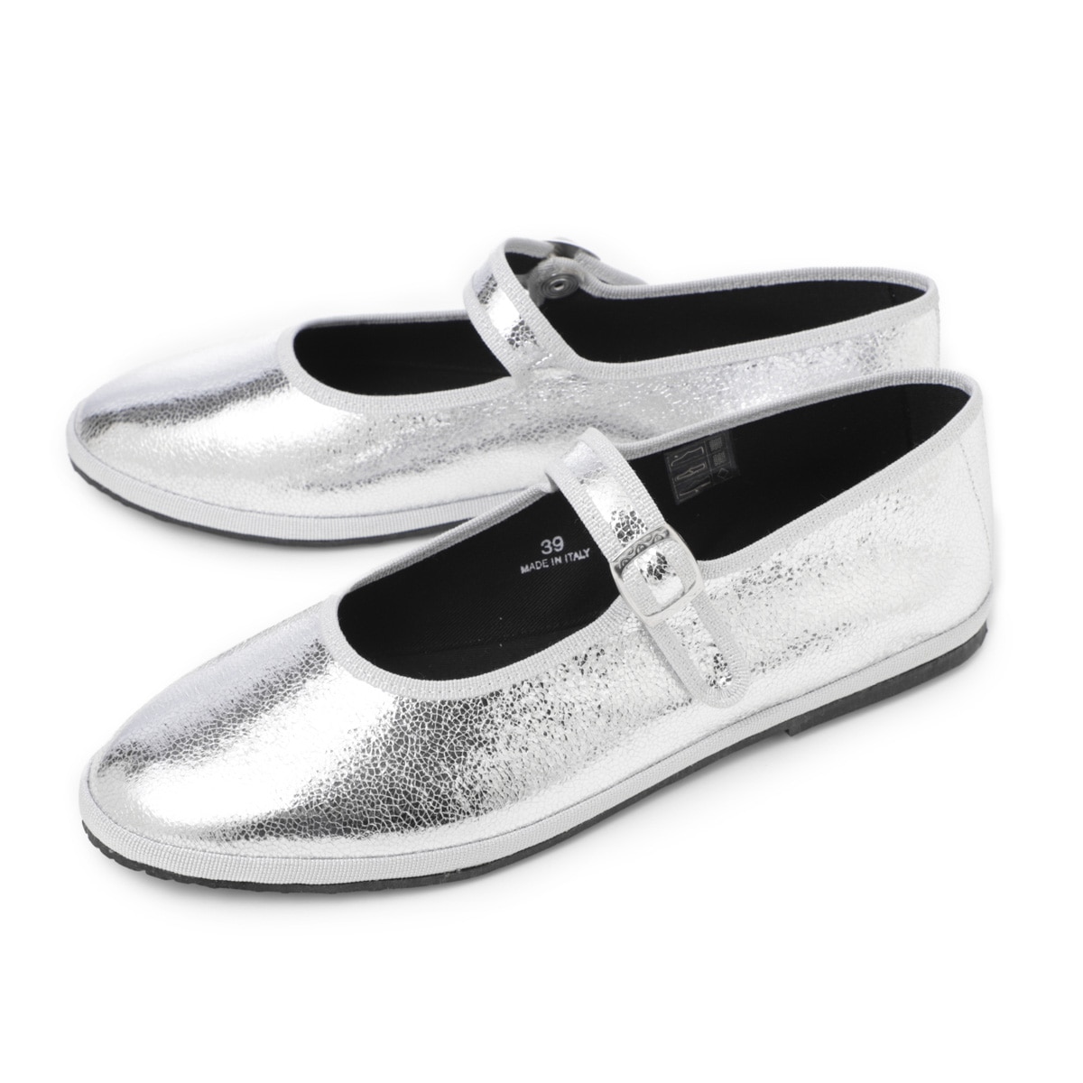 【アウトレット】drogheria Crivellini ドロゲリアクリベリーニ バレエシューズ/メリージェーン/MARY JANE MIRROR CROC【大きいサイズあり】 レディース