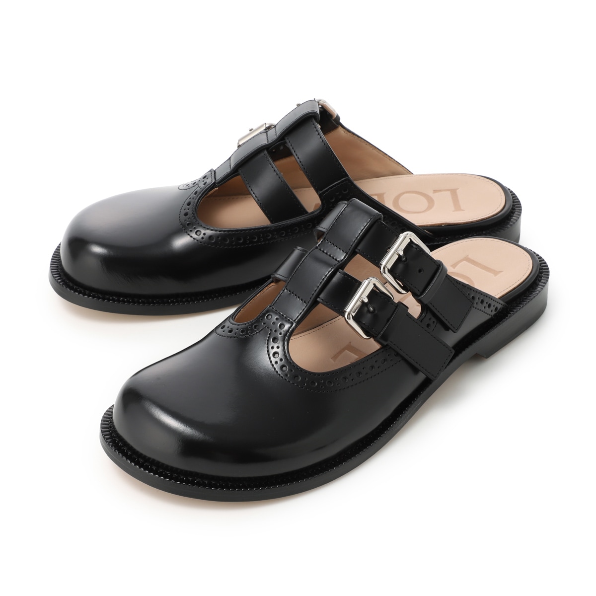 LOEWE メリージェーンミュール（38サイズ、ピスタチオ色） LOEWE ロエベ ミュール/LOEWE CAMPO MARY JANE MULE【大きい