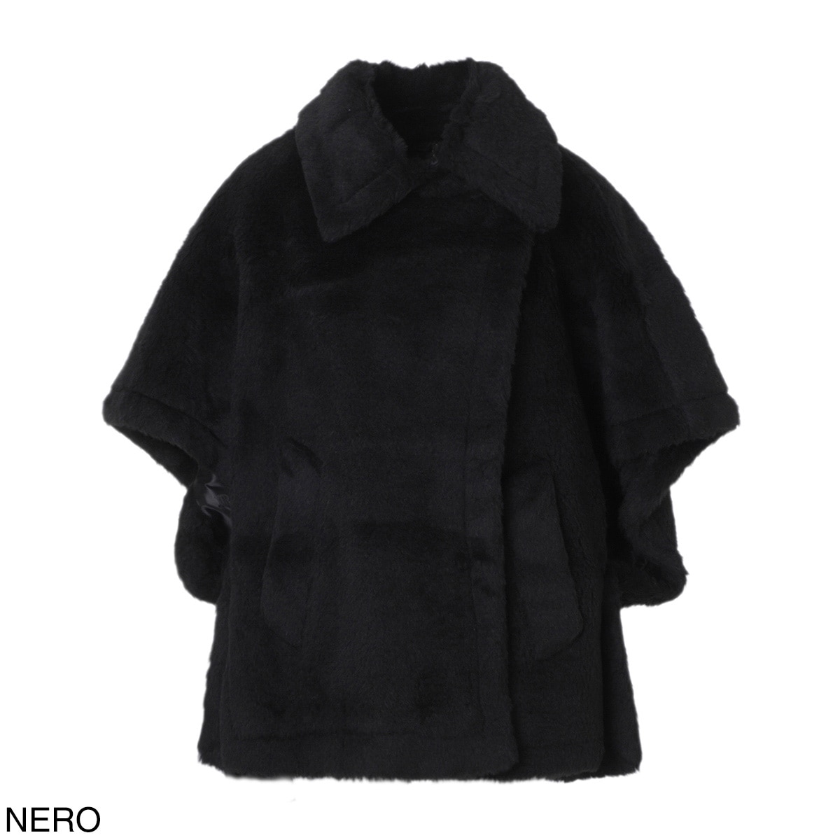 Max Mara マックスマーラ ケープ/ポンチョ/TEBE1 テベ テディベアケープ ファー ボア ジャケット レディース