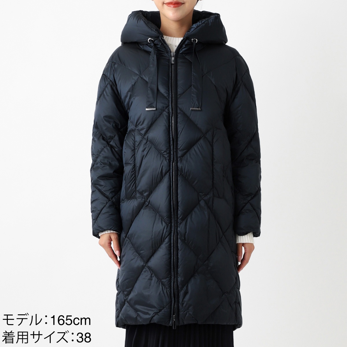 Cube Cube ダウンフェザーコート サイズ38 Max Mara（マックスマーラ） Max Mara The Cube ザ・キューブ ダウン
