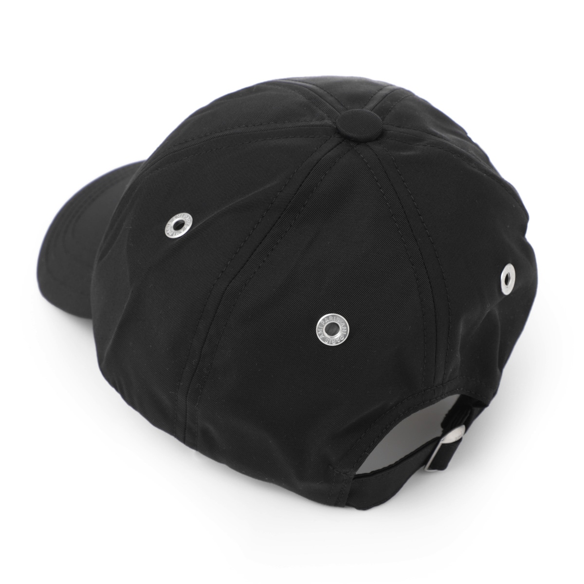 AMI Alexandre Mattiussi ブラック ベースボールキャップ AMI ALEXANDRE MATTIUSSI アミ ベースボールキャップ/ADC STUDS