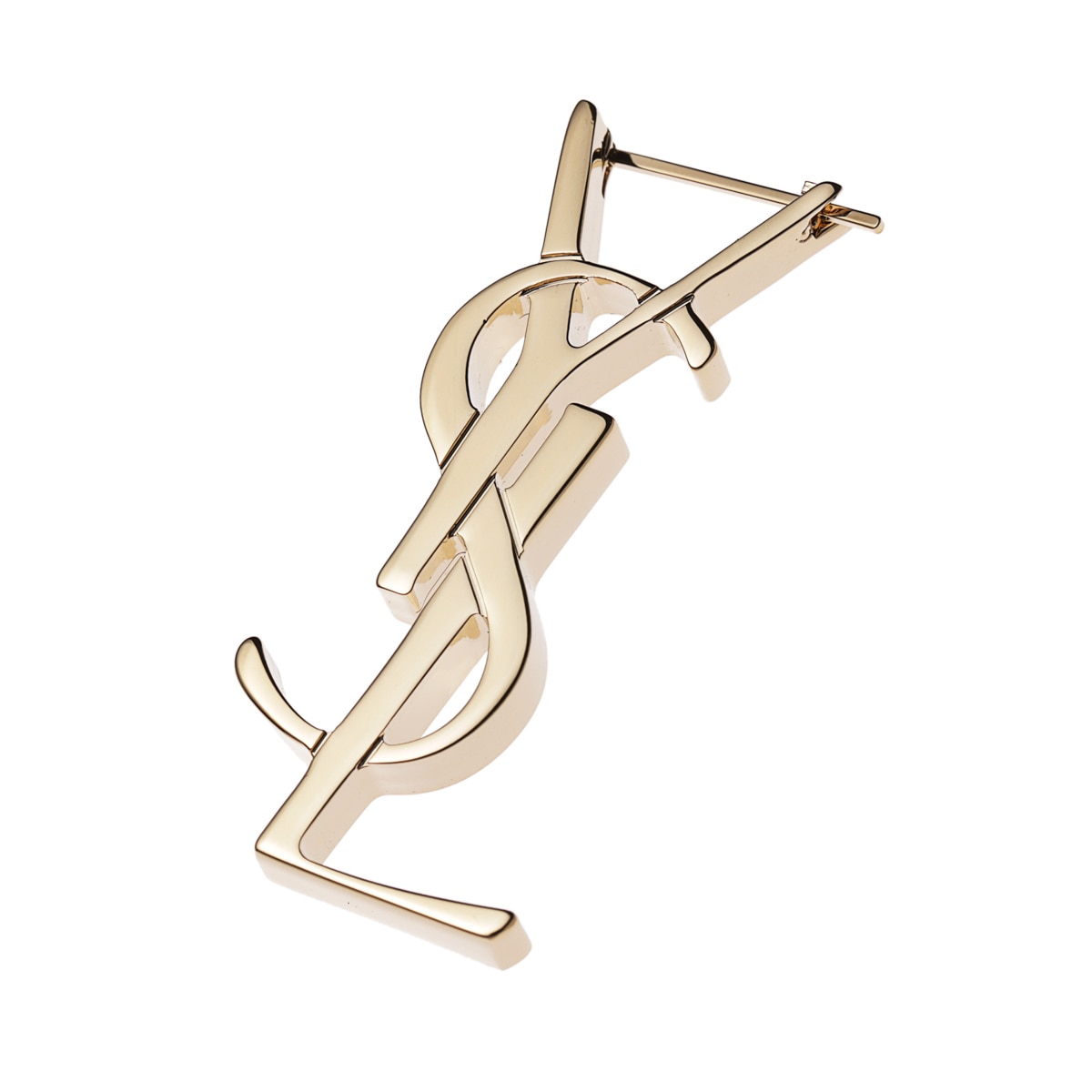 【訳あり】YSL ロゴ クリスタル ピアス　片耳ピアス 訳あり】YSL ロゴ クリスタル ピアス 片耳ピアス - メルカリ