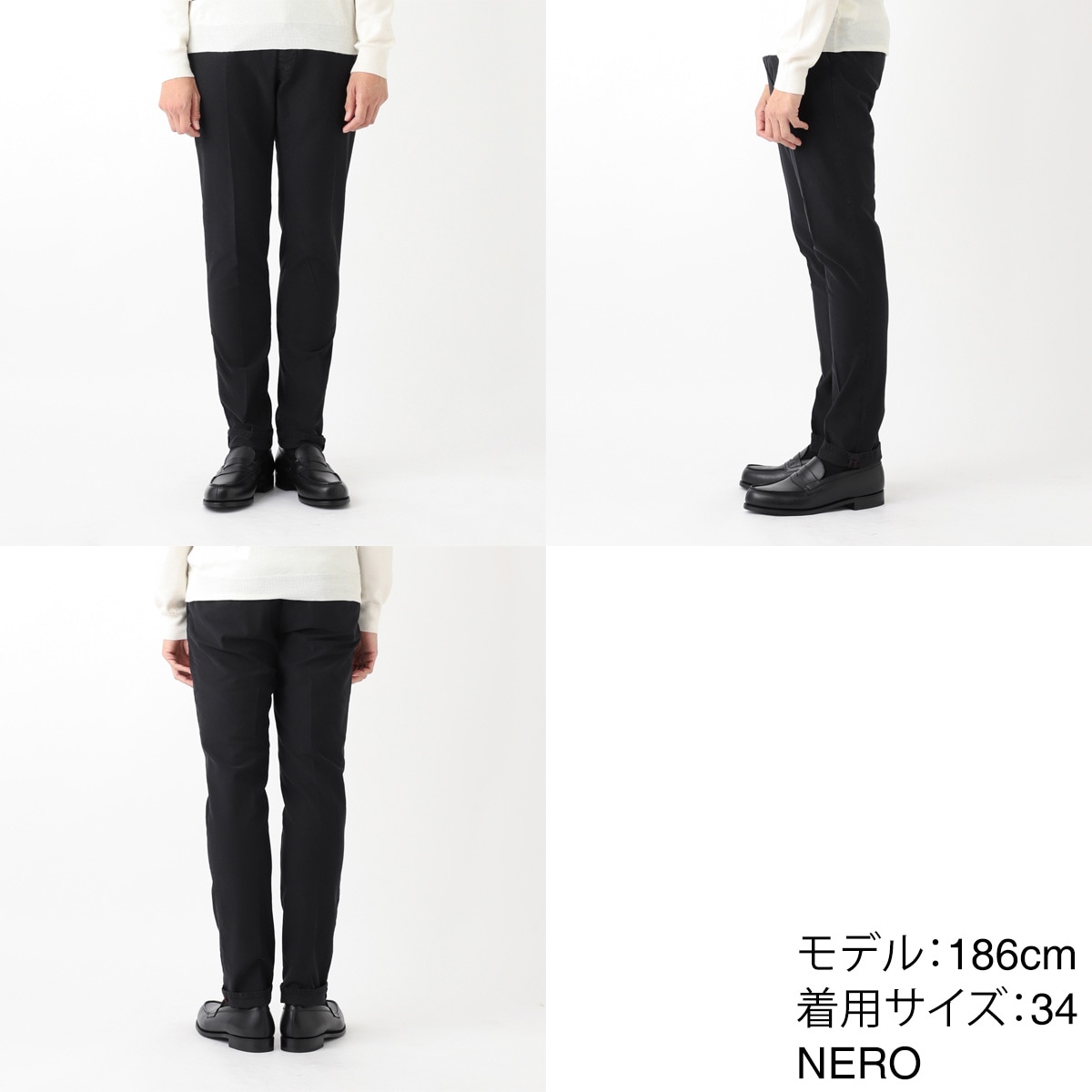 INCOTEX SLACKS インコテックス スラックス コットンパンツ/チノパン