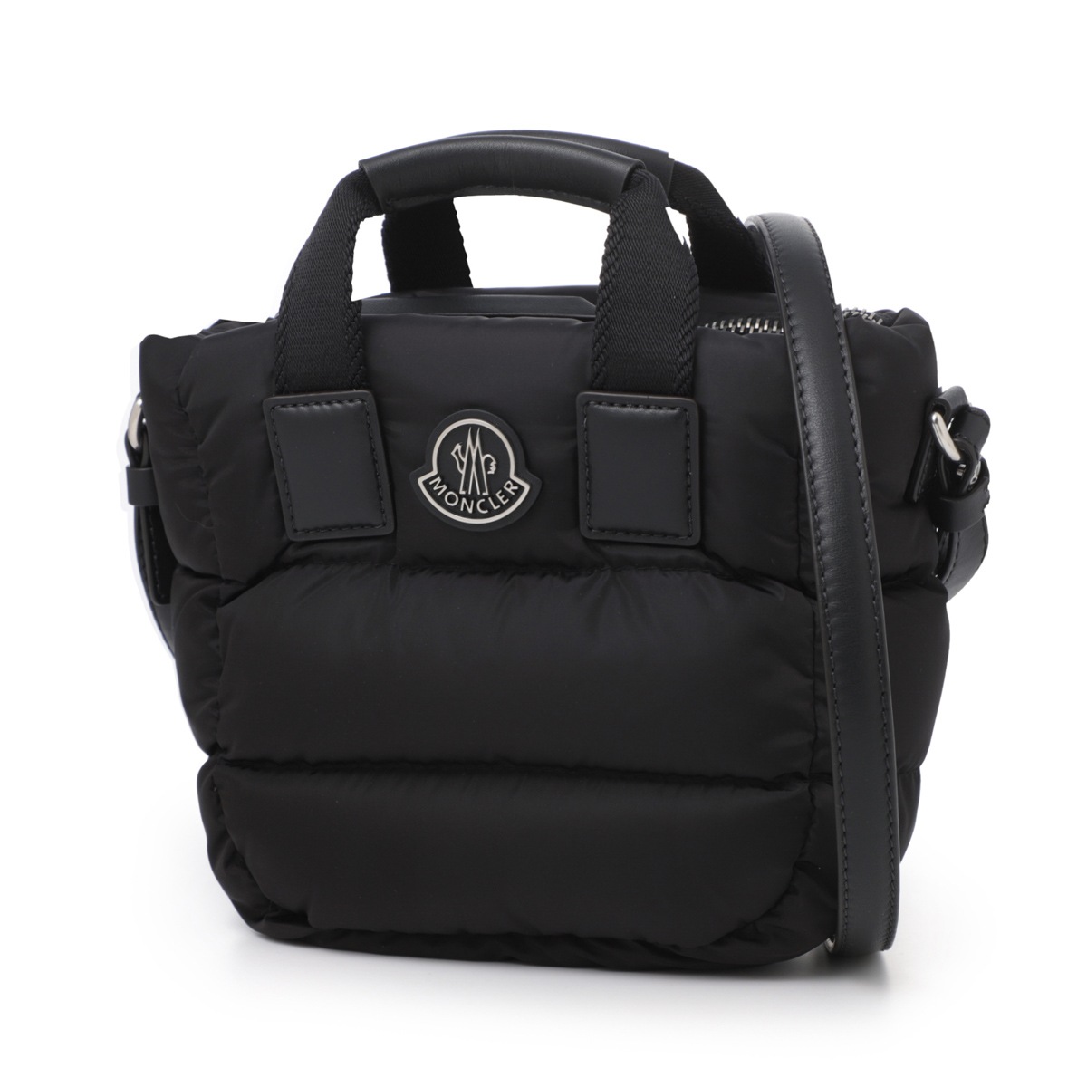 ひろ品 MONCLER モンクレール MINI CARADOC 2way MONCLER (モンクレール) テディフリース 2WAY ミニトートバッグ
