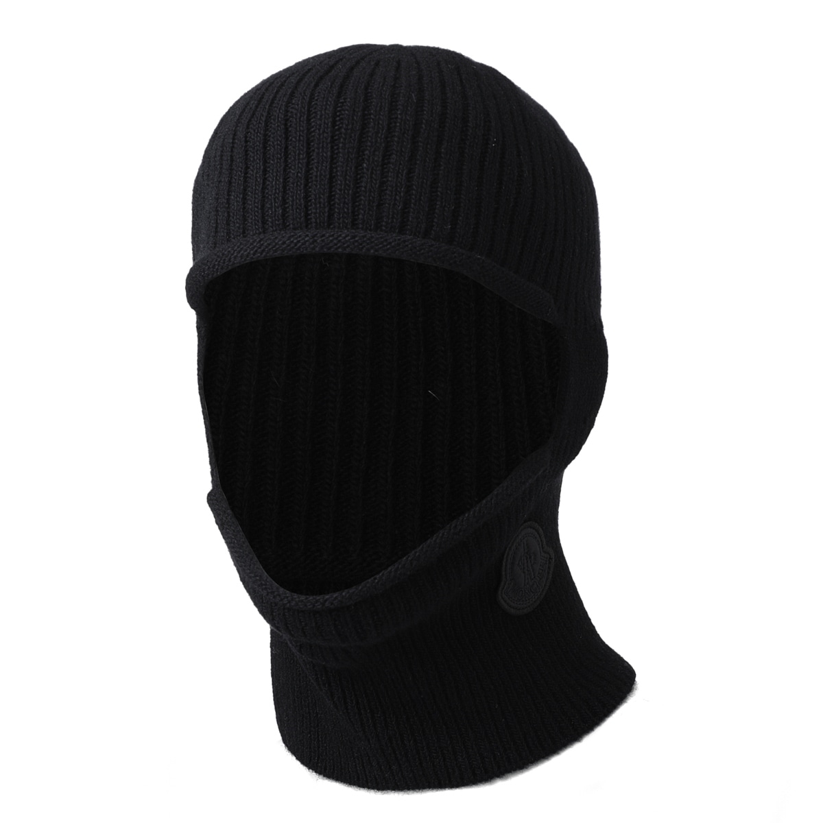 モンクレール バラクラバ MONCLER ブラック ニット帽 ブラック ニット