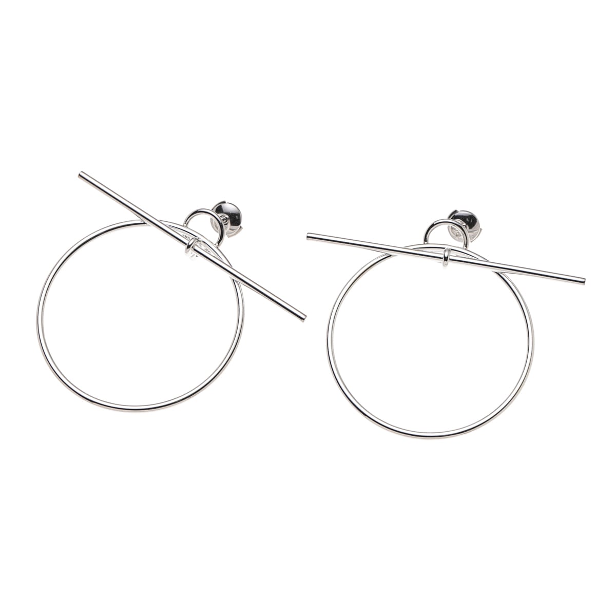 HERMES エルメス ピアス/LOOP MM レディース