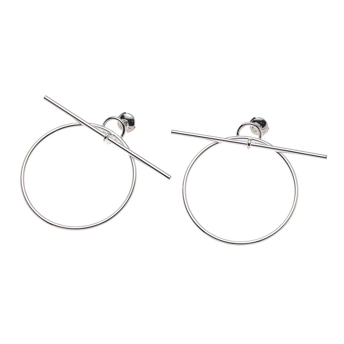 HERMES エルメス ピアス/LOOP MM レディース