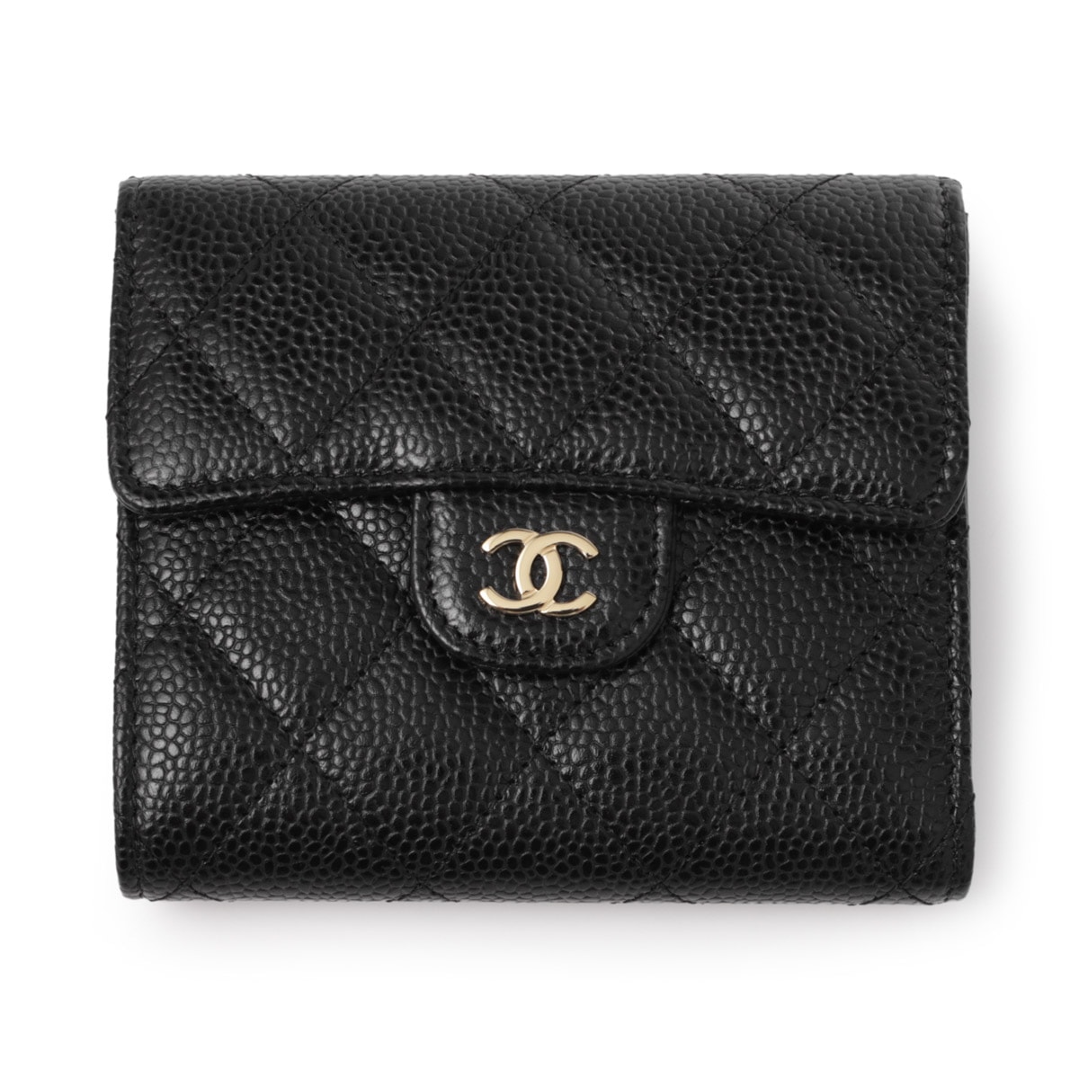 CHANEL シャネル 3つ折り財布 小銭入れ付き/MATELASSE【返品交換不可】 レディース