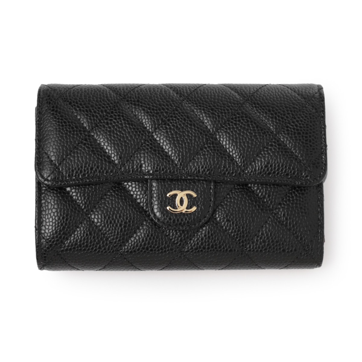CHANEL シャネル 3つ折り財布 小銭入れ付き/MATELASSE【返品交換不可】 レディース