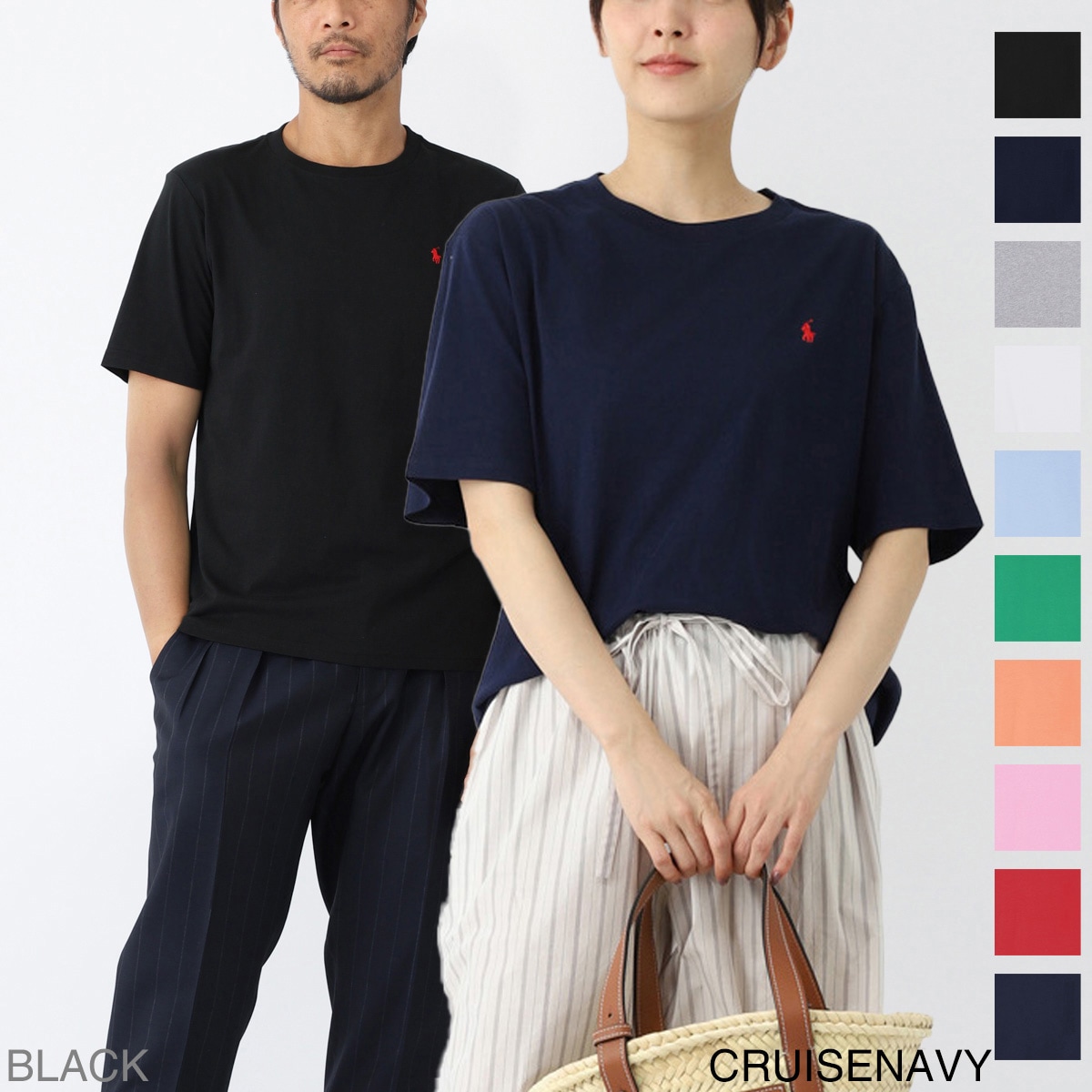 【ネコポス対応(1点まで)】POLO RALPH LAUREN ポロラルフローレン クルーネックTシャツ/KIDS キッズ ガールズ ボーイズ/SHORT-SLEEVE COTTON JERSEY CREWNECK T-SHIRT 323832904