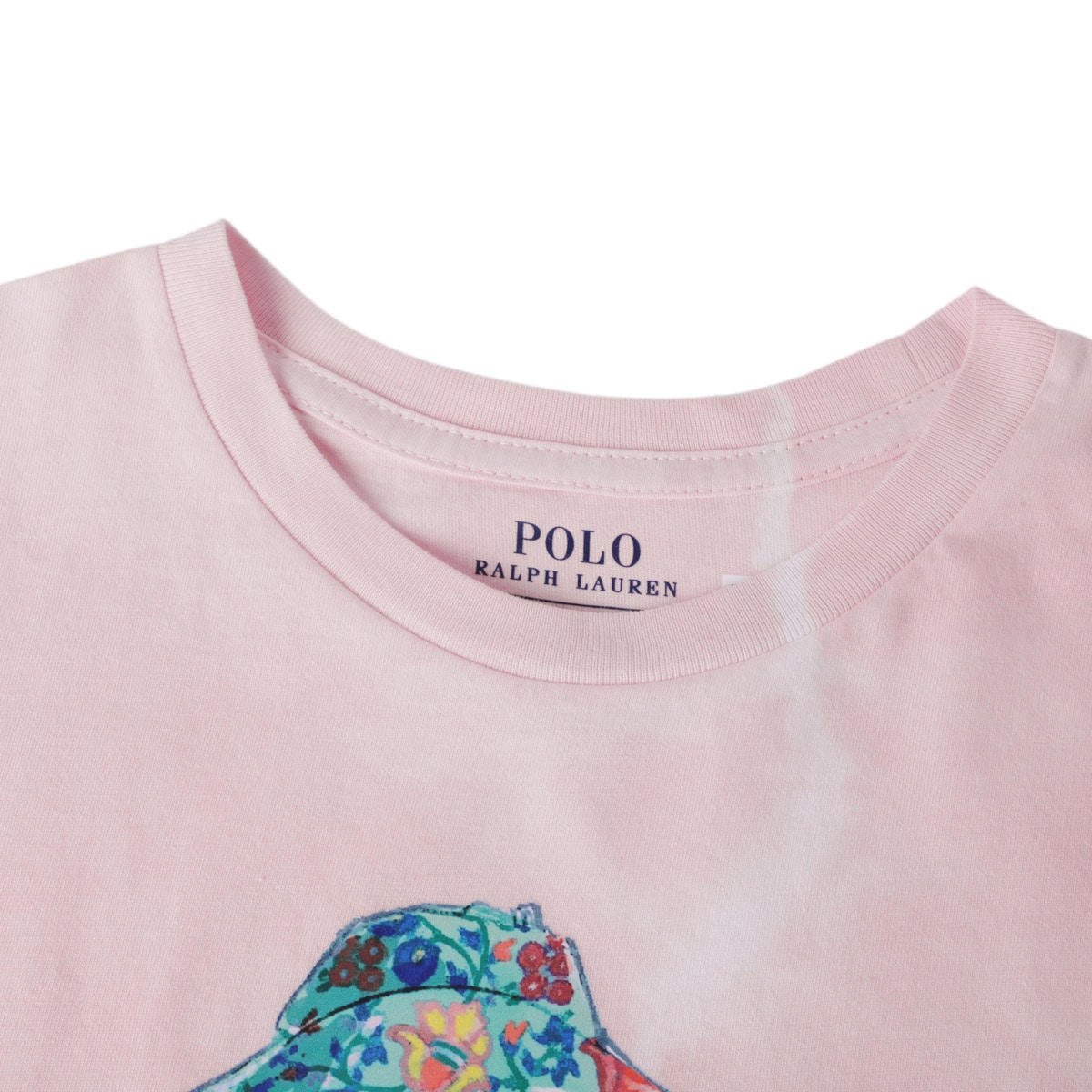 POLO RALPH LAUREN ポロラルフローレン クルーネックTシャツ/KIDS キッズ ガールズ/SHORT-SLEEVE COTTON JERSEY NOVELTY BEAR GRAPHIC T-SHIRT - TIEDYE レディース
