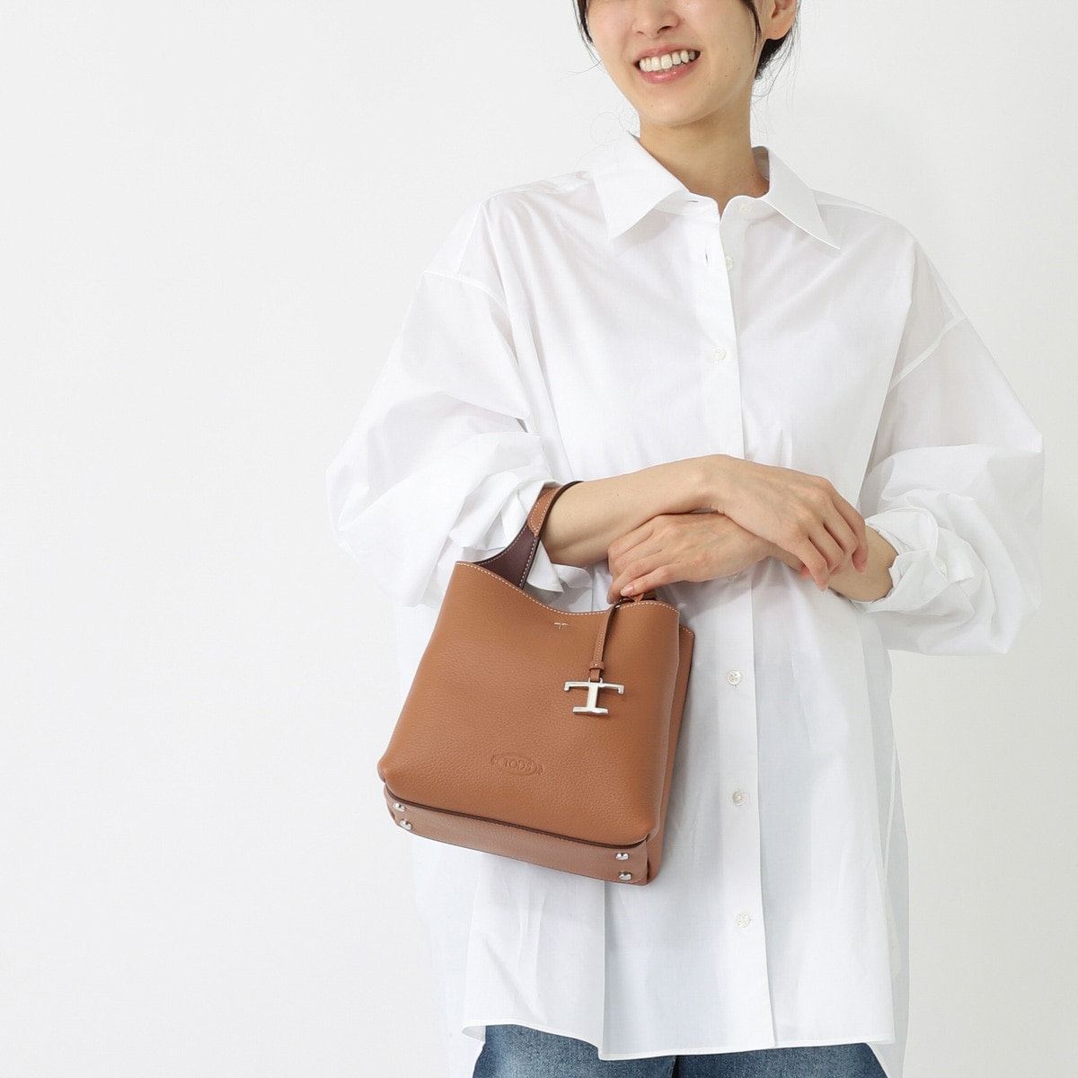 TODS トッズ ハンドバッグ 2WAY/ショルダーバッグ/FLORIDA DOUBLE MINI レディース