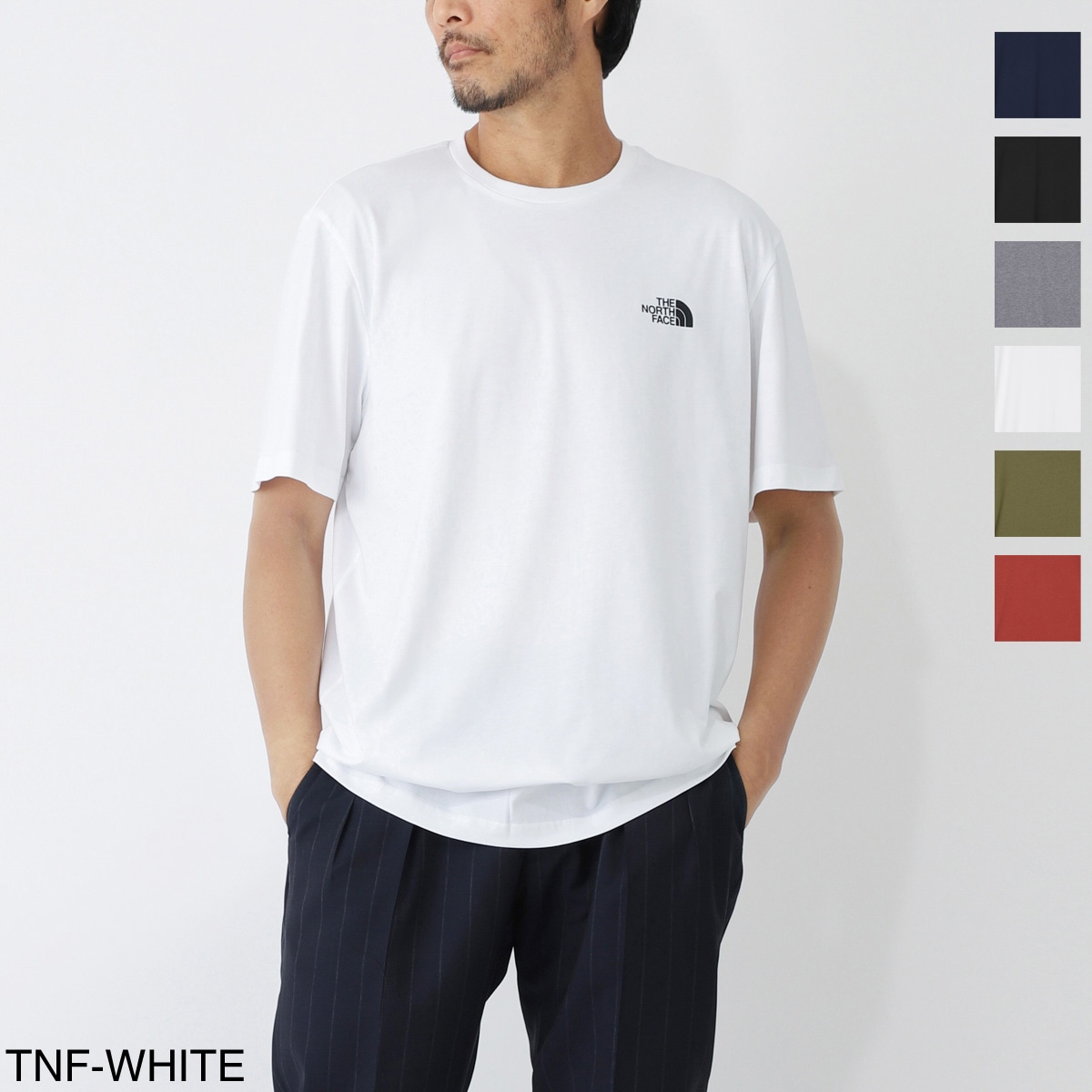 【ネコポス対応(1点まで)】THE NORTH FACE ノースフェイス クルーネックTシャツ/SIMPLE DOME TEE メンズ