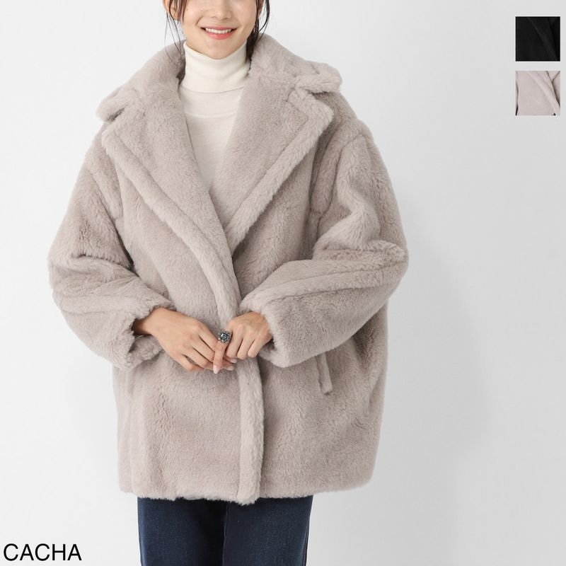 Max Mara マックスマーラ ショートコート/OLGA オルガ テディベア レディース