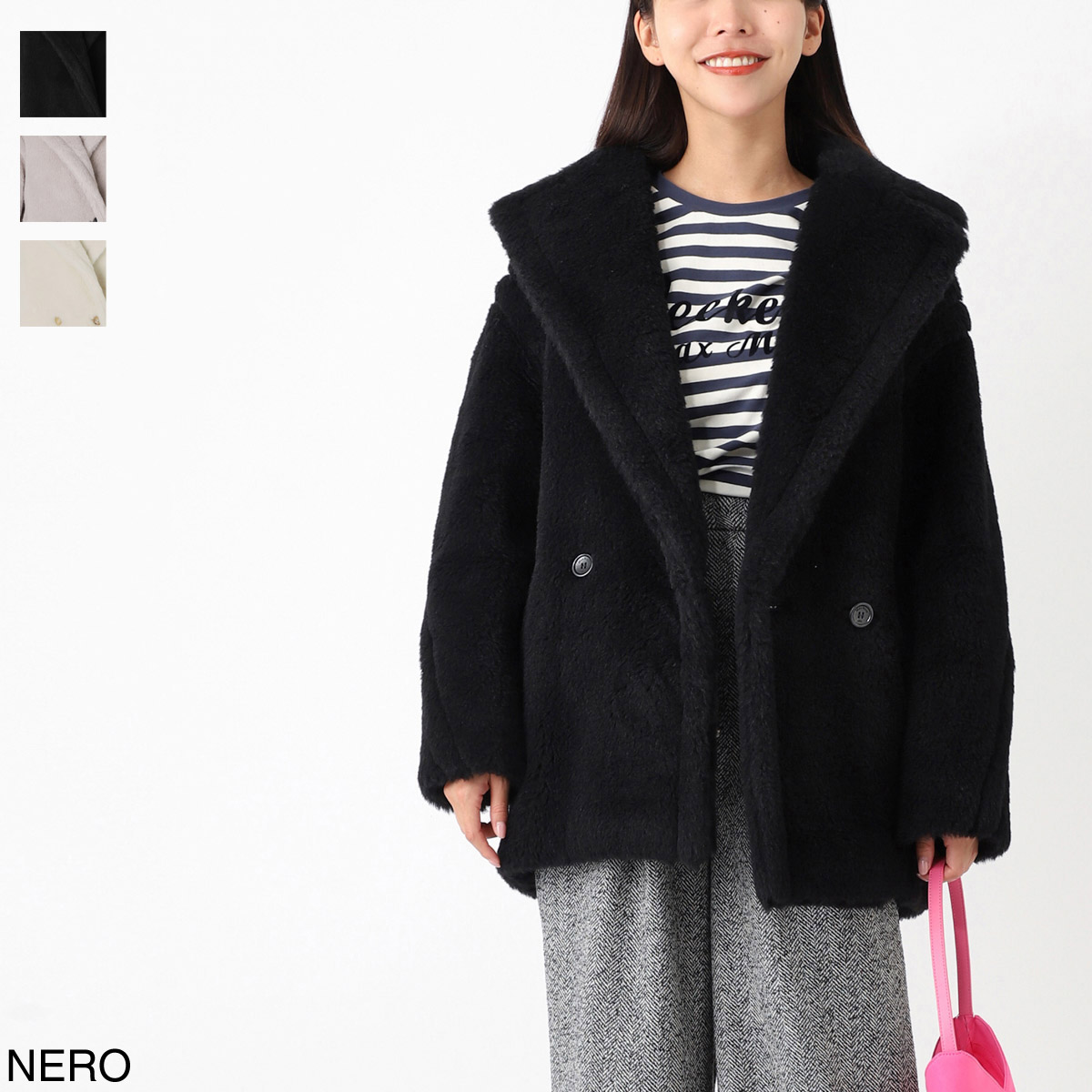 Max Mara マックスマーラ ショートコート/OLGA オルガ テディベア レディース