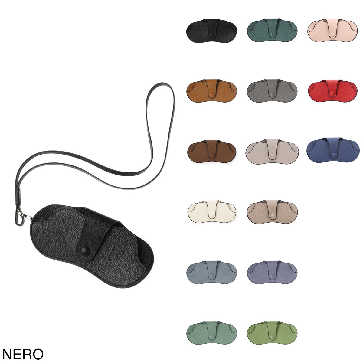 Valextra ヴァレクストラ メガネケース/バッグチャームケース/レザー