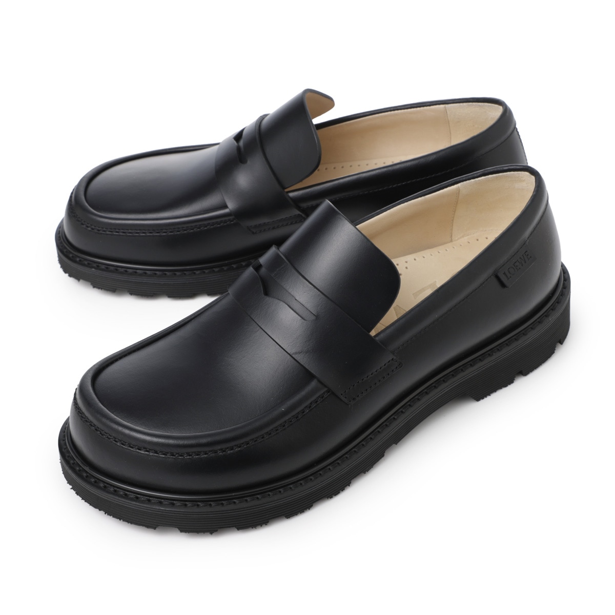 【激レア】【新品】ロエベ　ハートブローグ カーフスキン ローファー バイカラー LOEWE ロエベ ローファー/BLAZE LOAFER【大きいサイズあり
