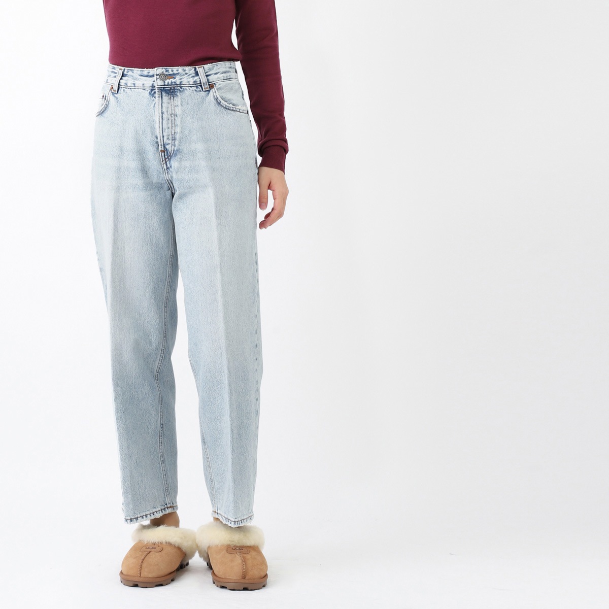 【アウトレット】【ラスト1点】HAIKURE ハイクル ボタンフライジーンズ/BETTY レディース