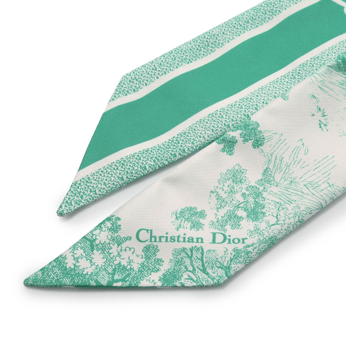 Christian Dior スカーフ シルク 青白緑 DIOR ディオール スカーフ/DIORIVIERA レディース | レディース