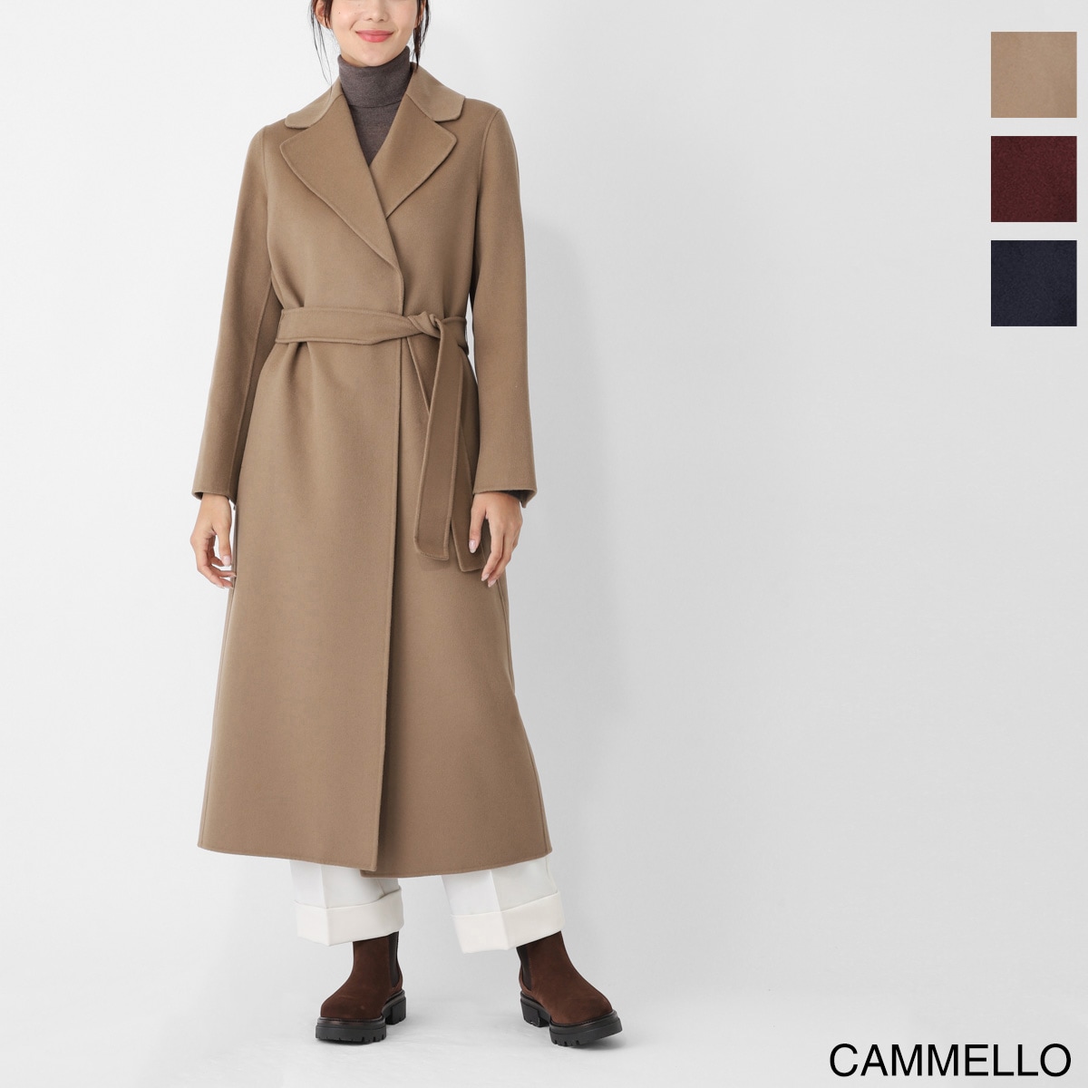 S Max Mara エスマックスマーラ ウールコート/ラップコート/POLDO