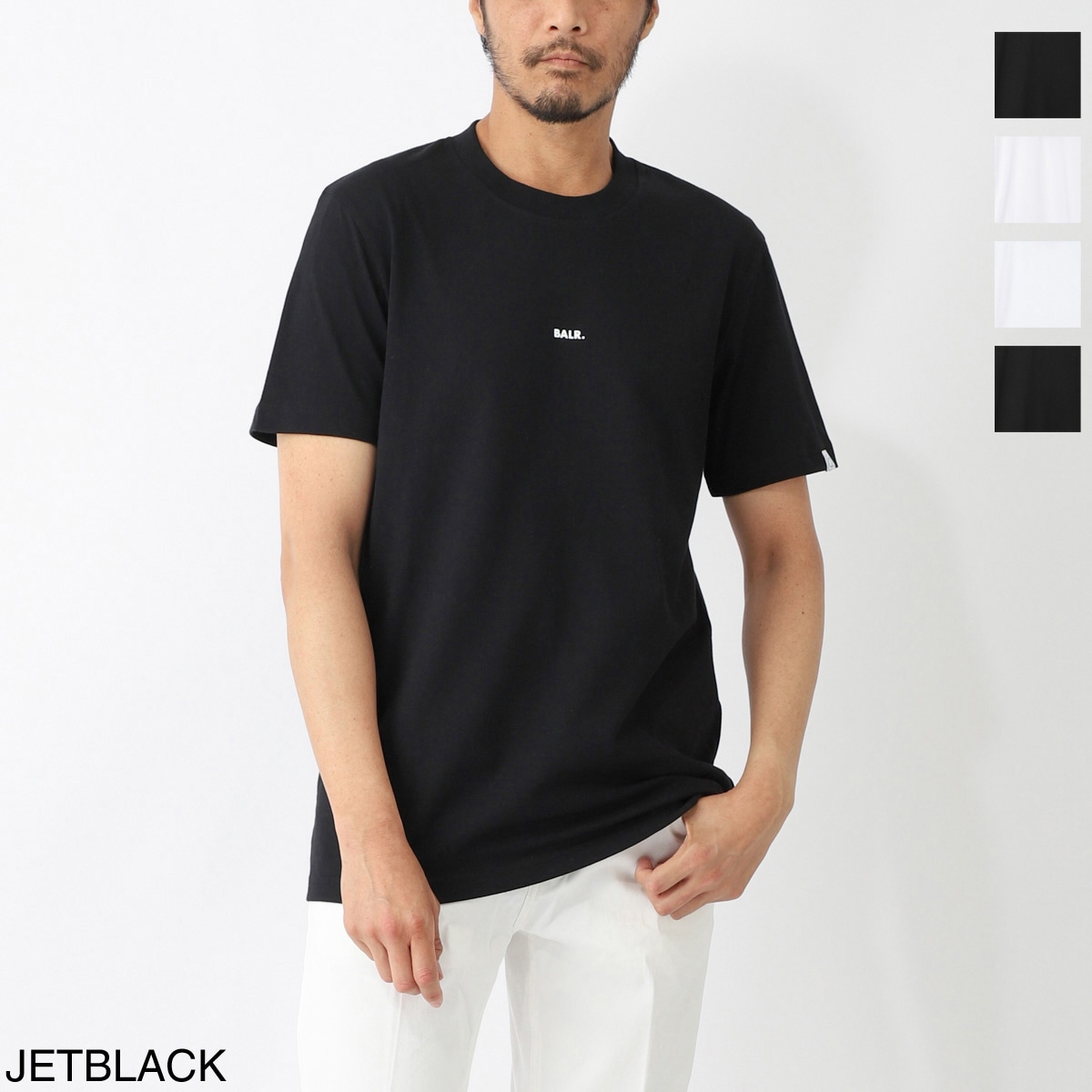 【アウトレット】『ネコポス対応(1点まで)』BALR. ボーラー クルーネックTシャツ/BRAND REGULAR FIT T-SHIRT