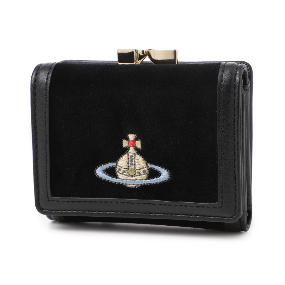 Vivienne Westwood ヴィヴィアンウエストウッド 3つ折り財布 小銭入れ付き/SMALL FRAME WALLET レディース