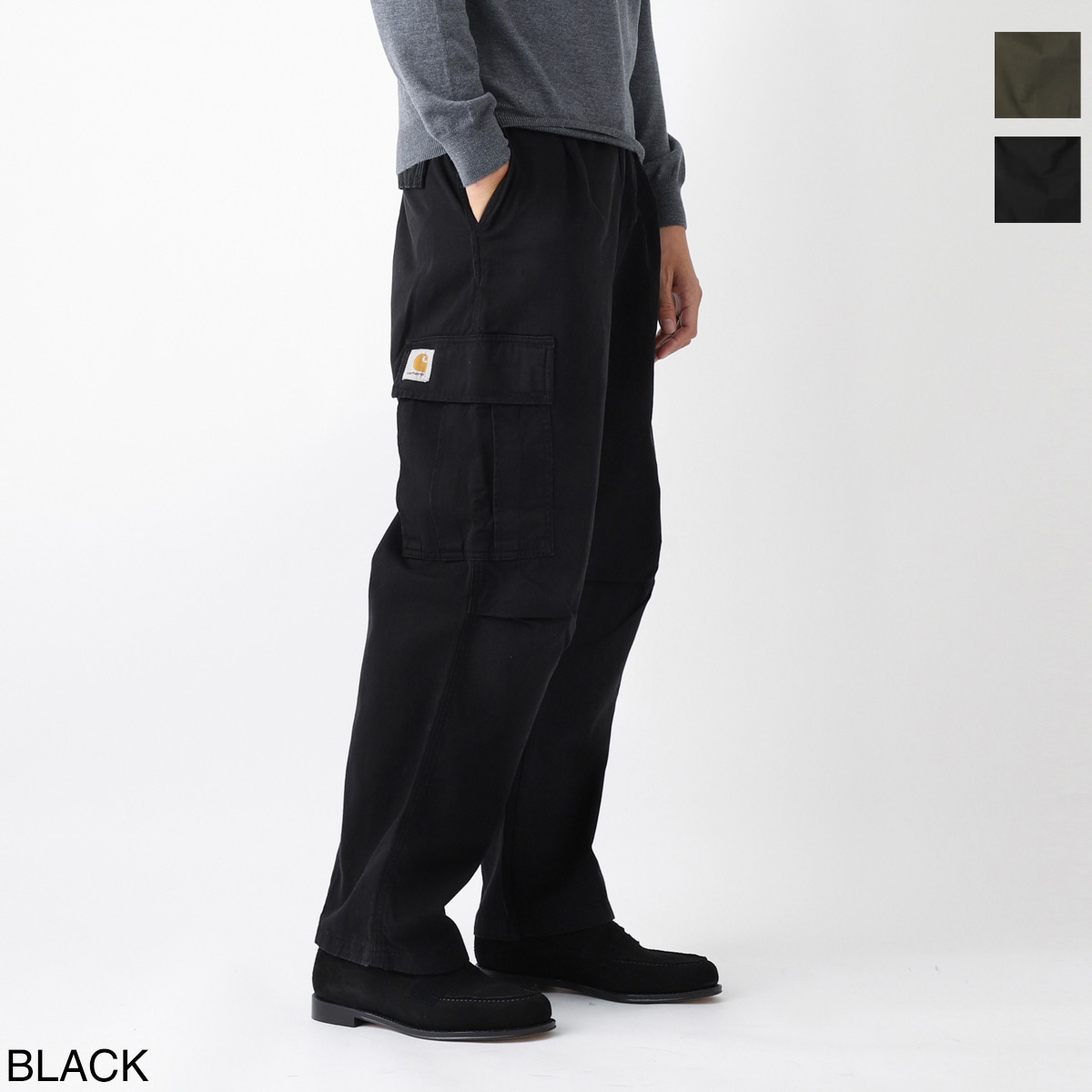 ネイビー ワークパンツ カーゴポケット付き　カーハート Carhartt カーハート ワークパンツ メンズ 大きいサイズ