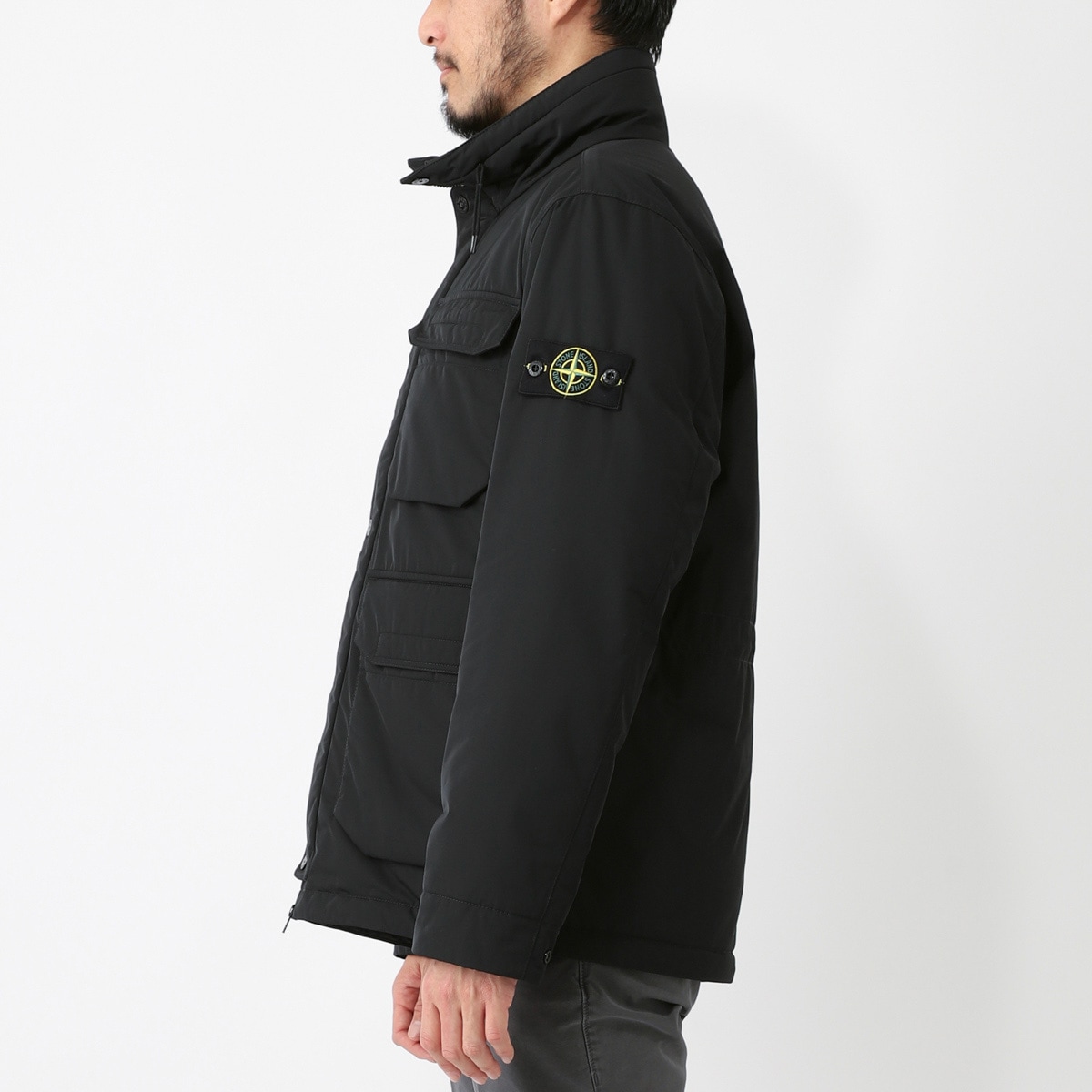 M1376 ストーンアイランド POLYESTER MICRO TWILL ストーンアイランド - Micro Twill Jacket | HBX