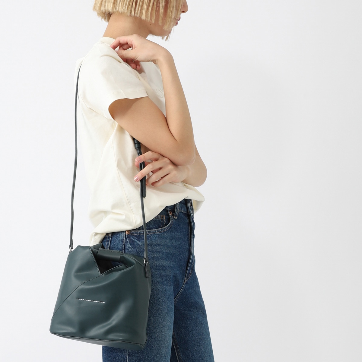 MM6 Maison Margiela エムエム 6 メゾンマルジェラ クロスボディバッグ 2WAY/ハンドバッグ/JAPANESE CLASSIC CROSSBODY BAG レディース