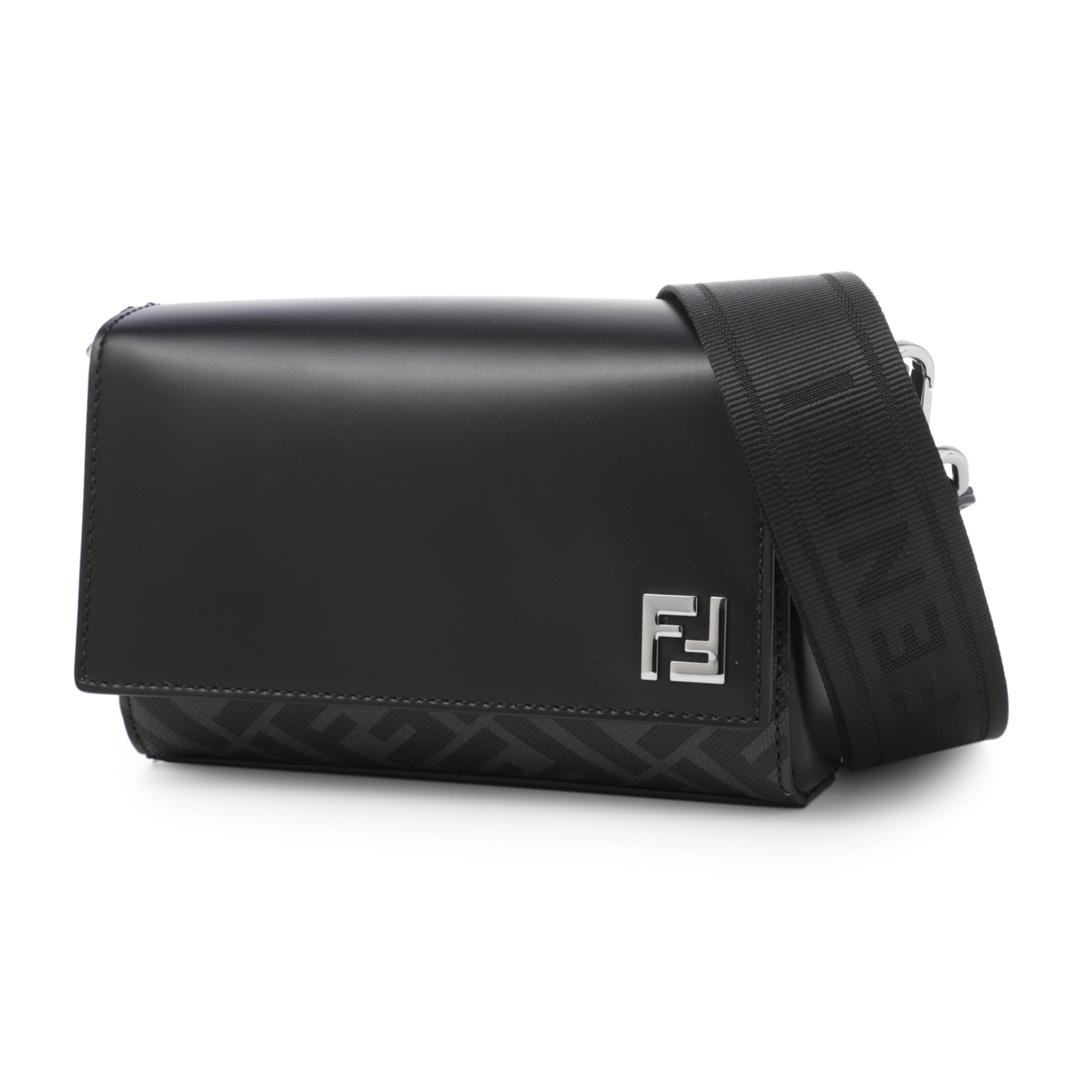 FENDI フェンディ クロスボディバッグ/ショルダーバッグ/FF SQUARED COMPACT BAG メンズ
