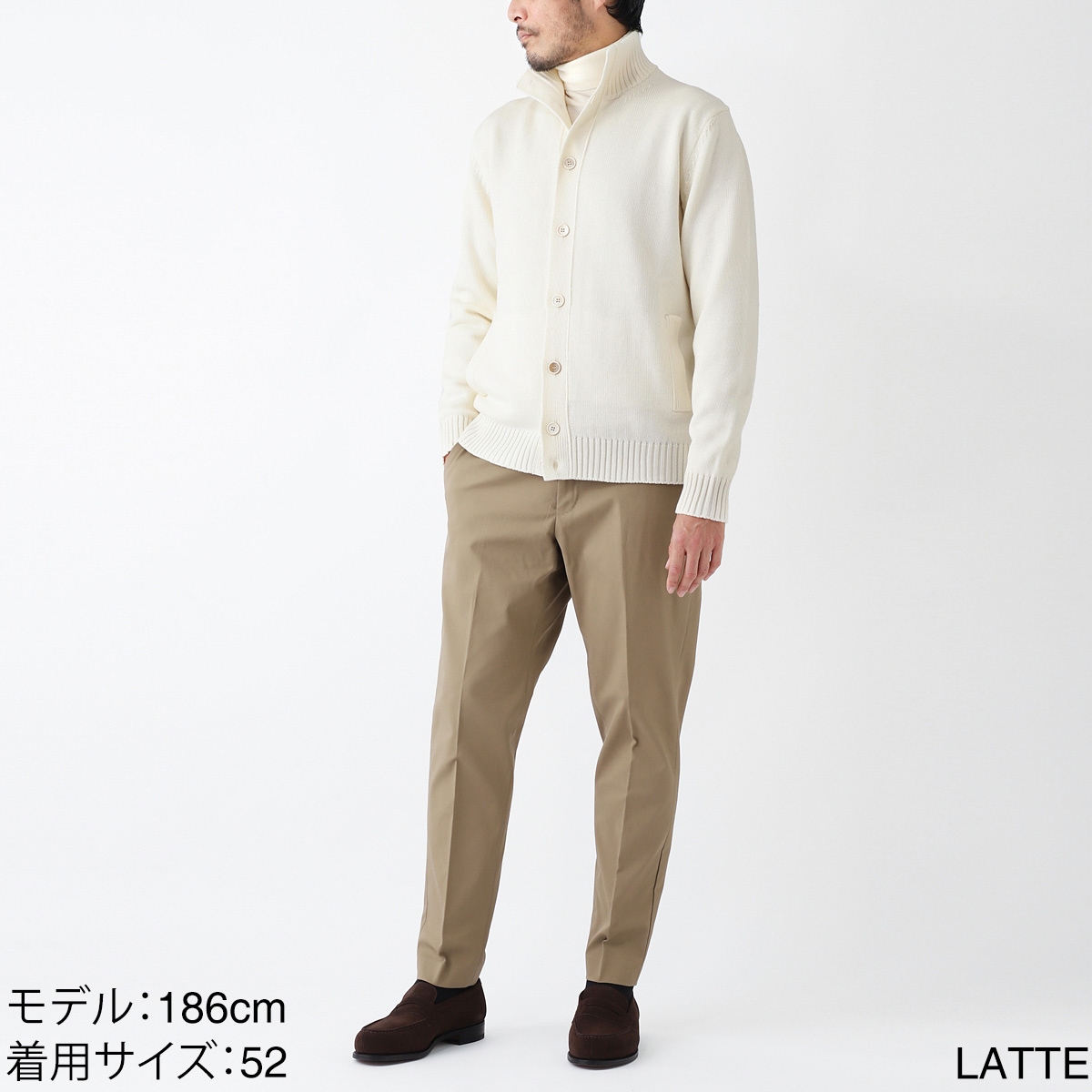 ZANONE ザノーネ カーディガン/スタンドカラーニット/CHIOTO【大きいサイズあり】 メンズ
