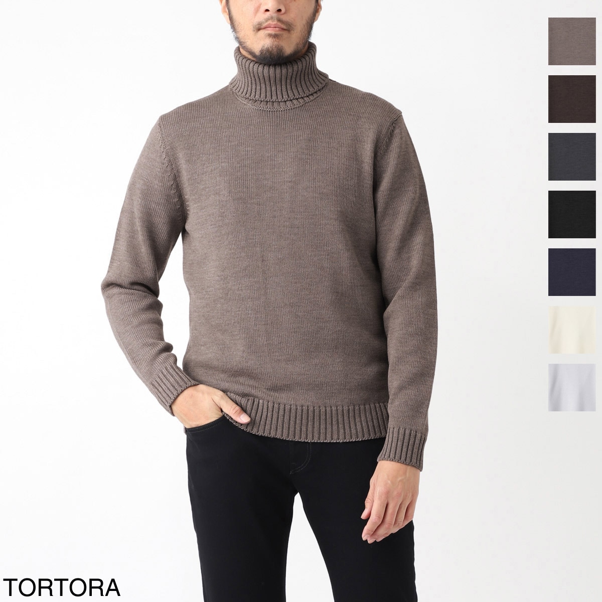 ZANONE ザノーネ タートルネック ニット/ハイネックセーター/DV SLIM FIT 5ゲージ【大きいサイズあり】 メンズ