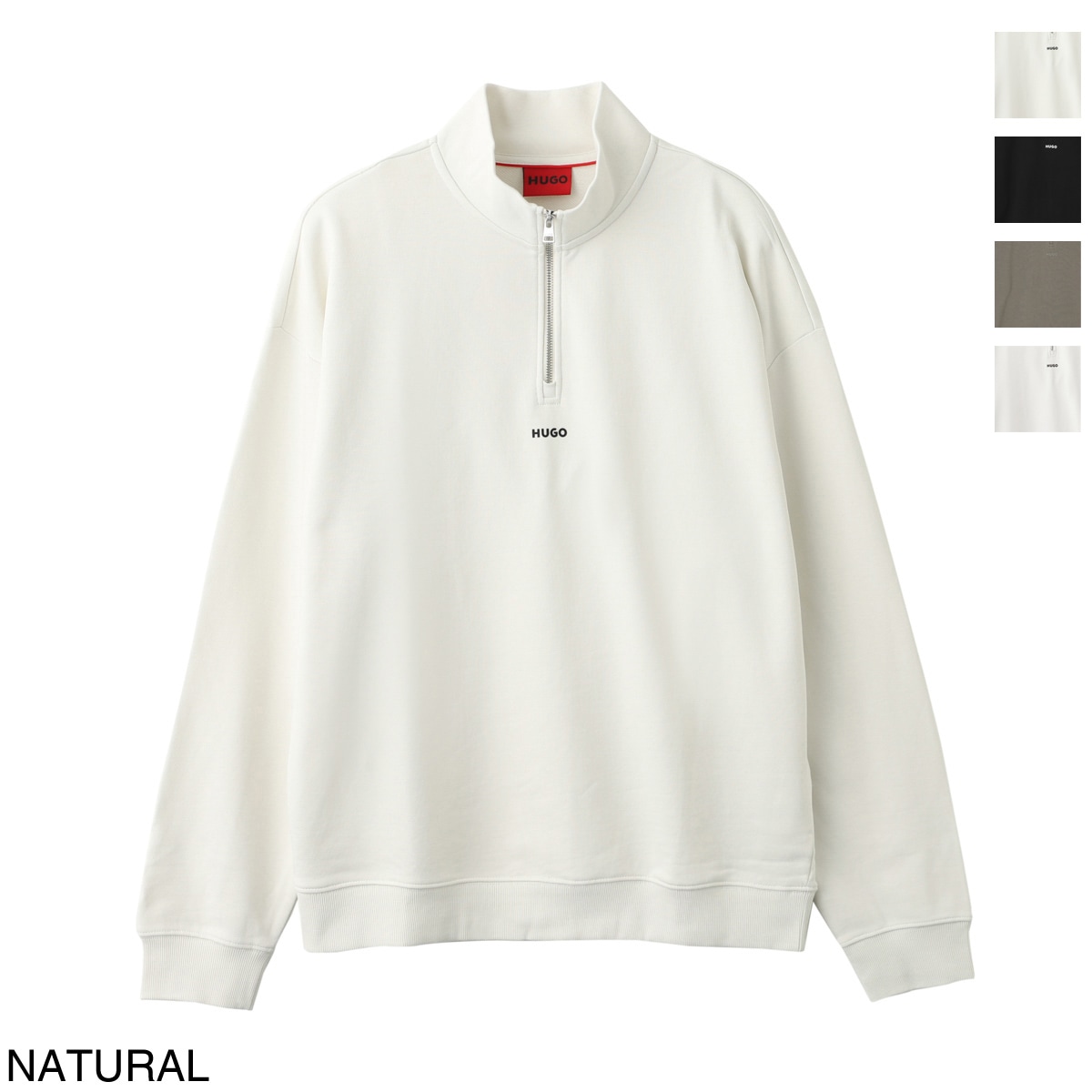 HUGO HUGOBOSS ヒューゴヒューゴボス ハーフジップ スウェット